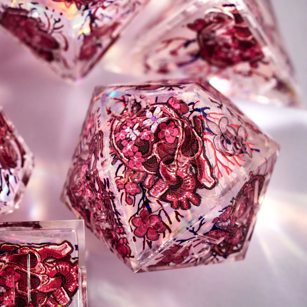 Resin versus acrylic dice