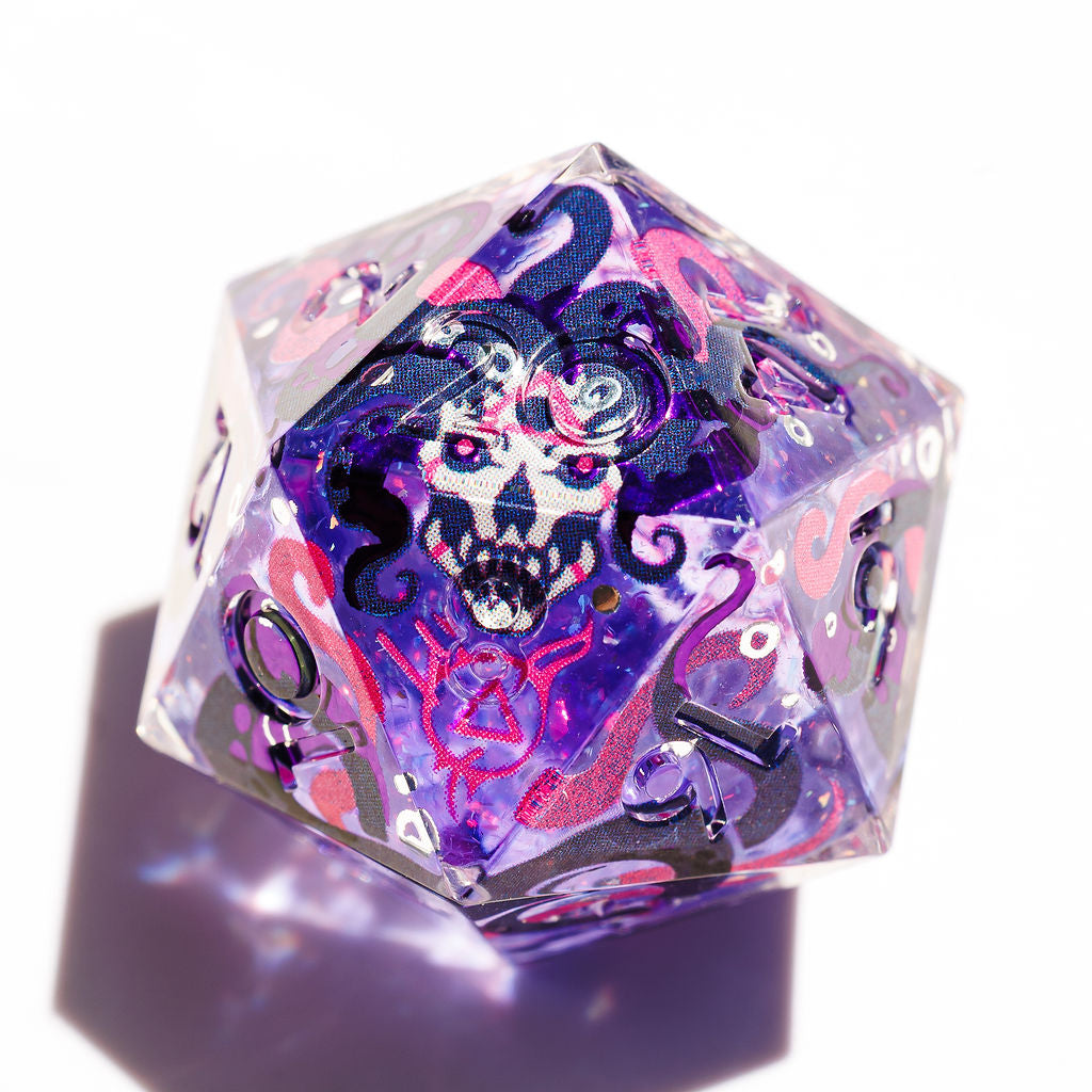 Quest's End x Dispel Dice "Revenant Rattle Bones" 7-Piece Iconic Dice Set