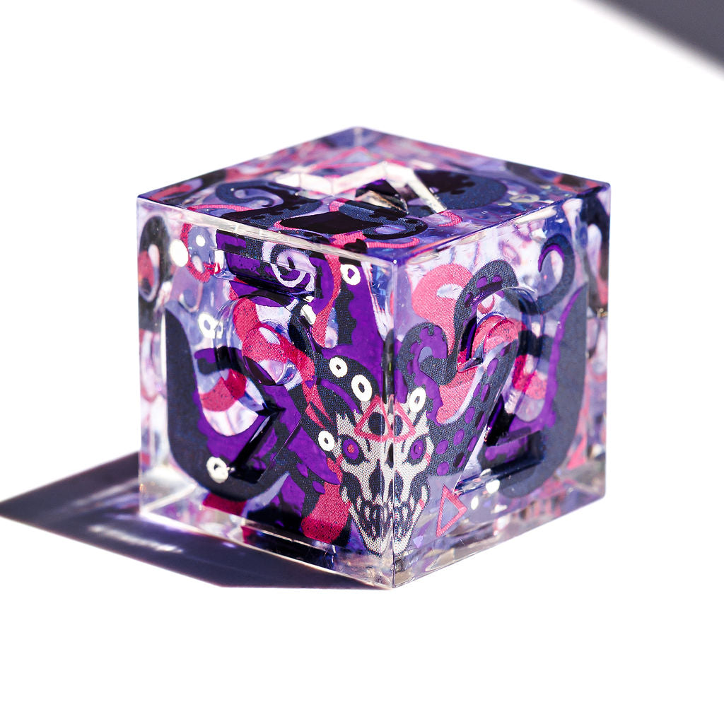 Quest's End x Dispel Dice "Revenant Rattle Bones" 7-Piece Iconic Dice Set