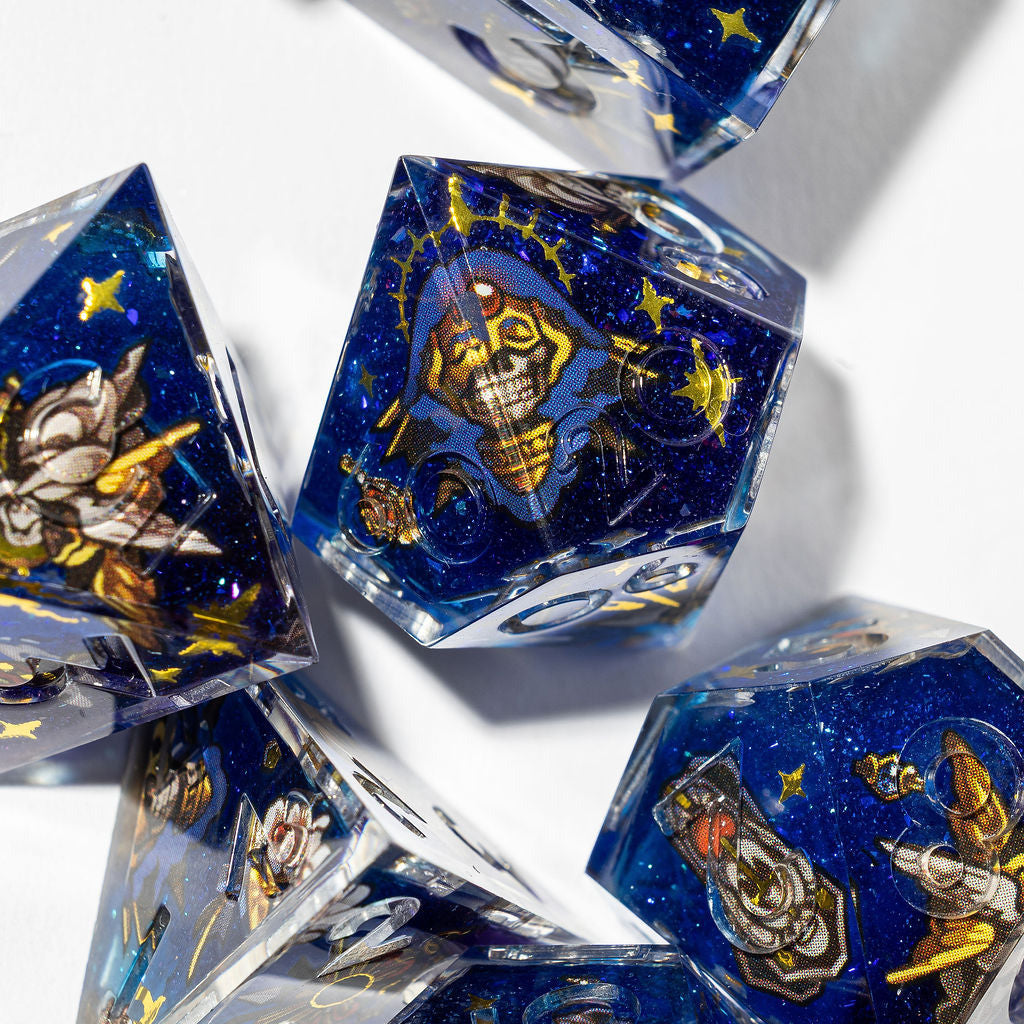 Church of the Dying Sun 7-Piece Iconic Dice Set - Dispel Dice - Premium DnD Dice & Accessories # #