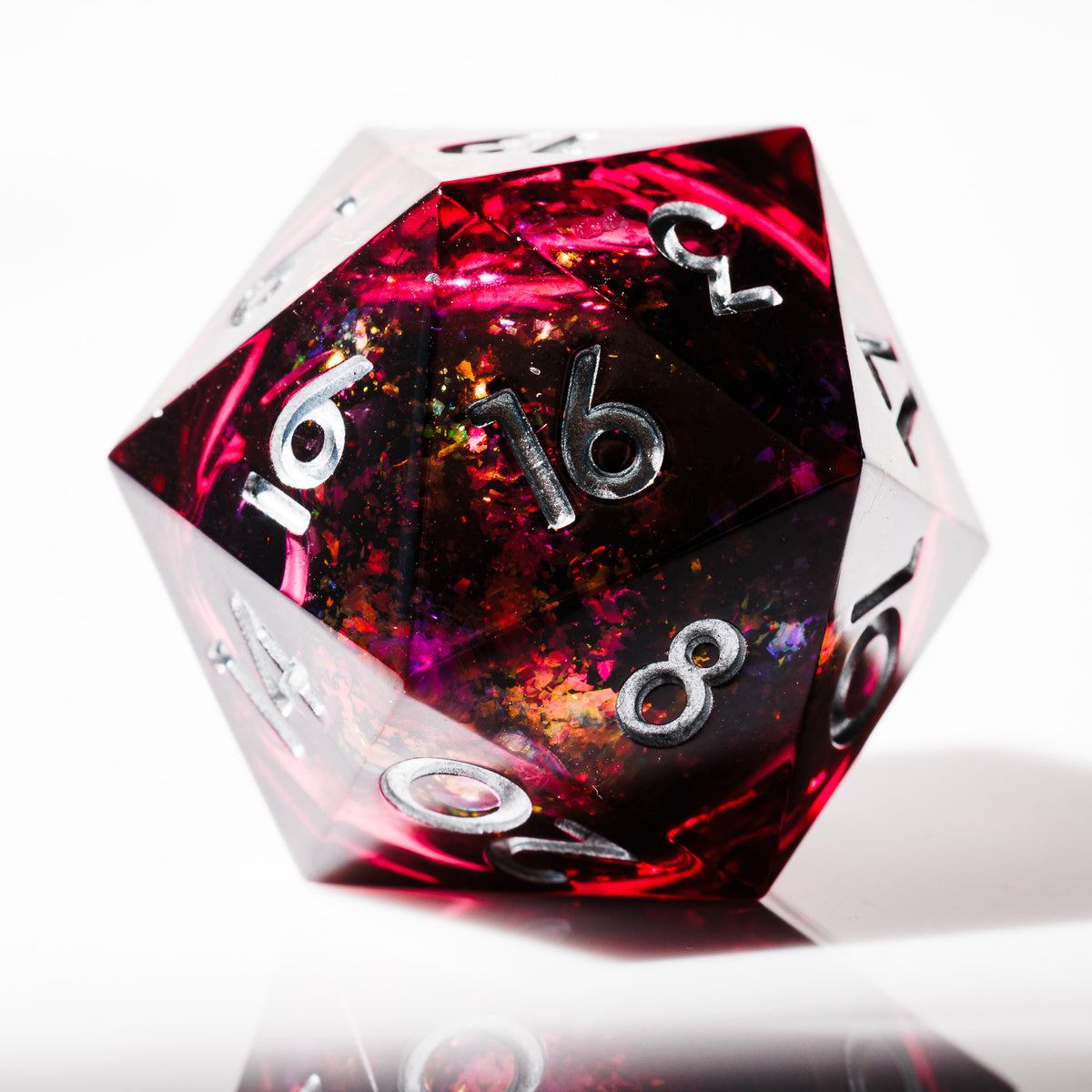 Darker Matter 7-Piece Liquid Core Dice Set