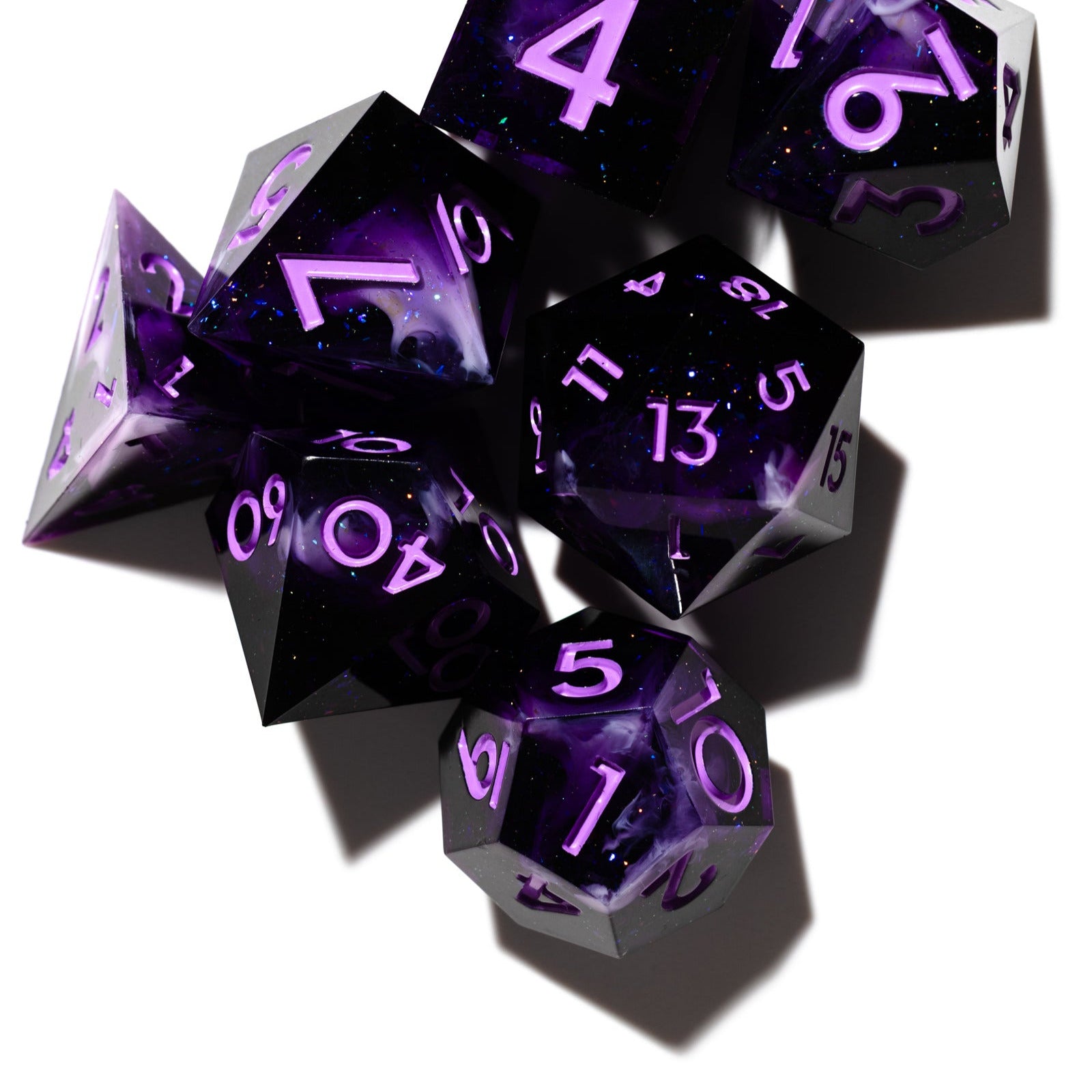 Lunaris 7-Piece Polyhedral Dice Set - Dispel Dice - Premium DnD Dice & Accessories # #