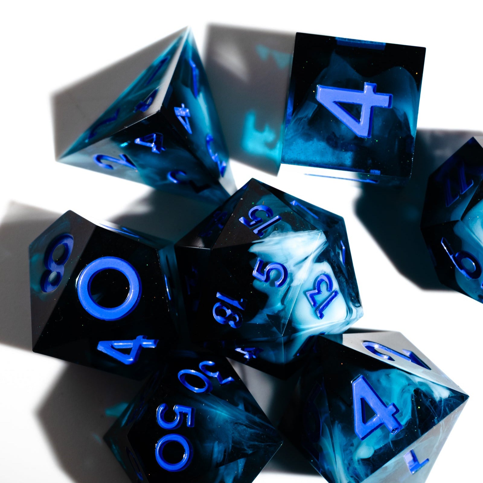 Ad Astra 7-Piece Polyhedral Dice Set - Dispel Dice - Premium DnD Dice & Accessories # #