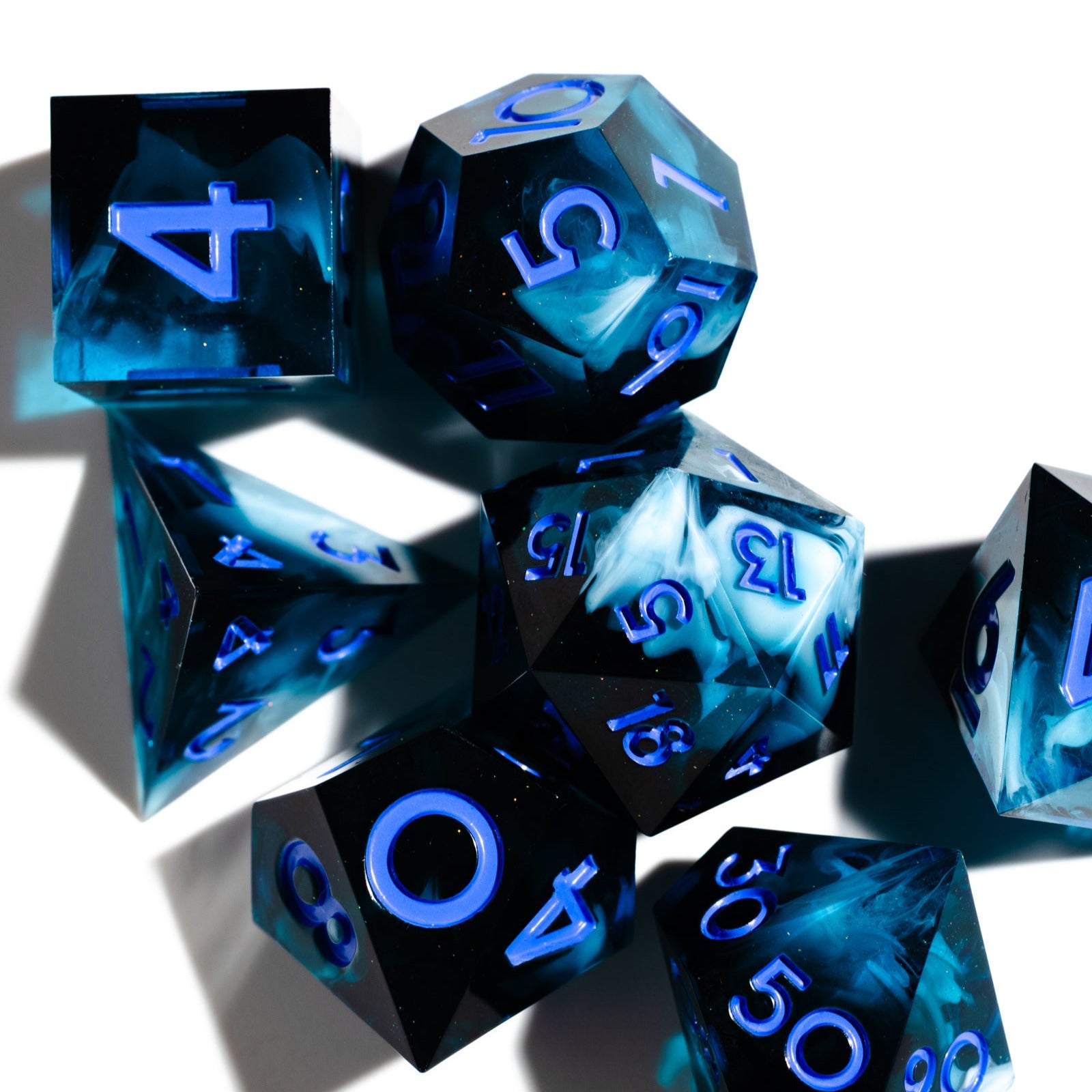 Ad Astra 7-Piece Polyhedral Dice Set - Dispel Dice - Premium DnD Dice & Accessories # #