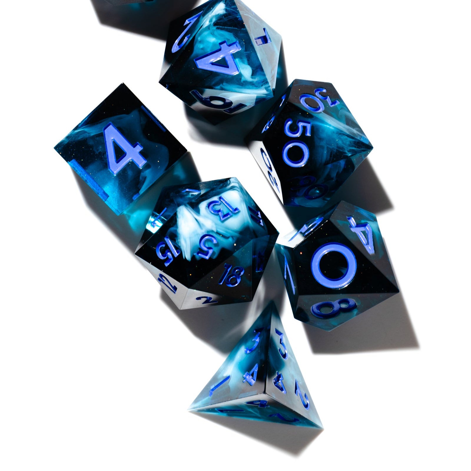 Ad Astra 7-Piece Polyhedral Dice Set - Dispel Dice - Premium DnD Dice & Accessories # #