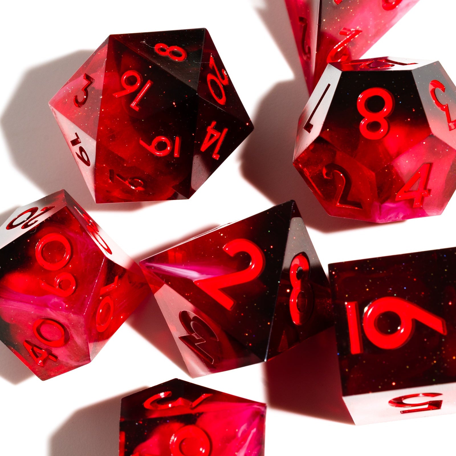 Deimos 7-Piece Polyhedral Dice Set - Dispel Dice - Premium DnD Dice & Accessories # #