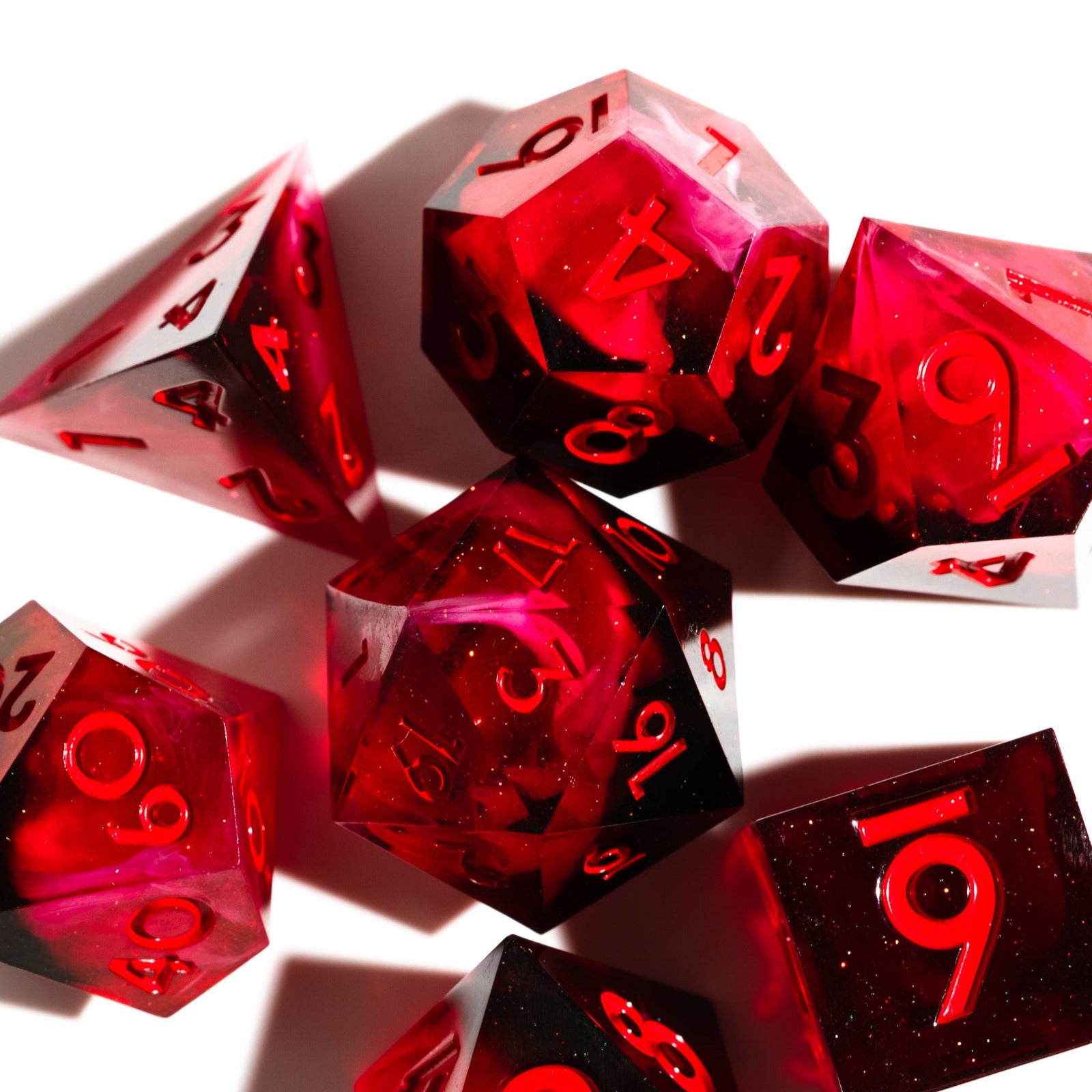 Deimos 7-Piece Polyhedral Dice Set - Dispel Dice - Premium DnD Dice & Accessories # #