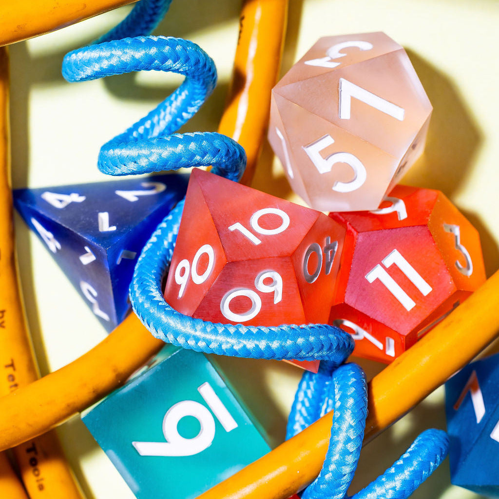 Expedition 13 7-Piece Matte Palette Dice Set - Dispel Dice - Premium DnD Dice & Accessories # #