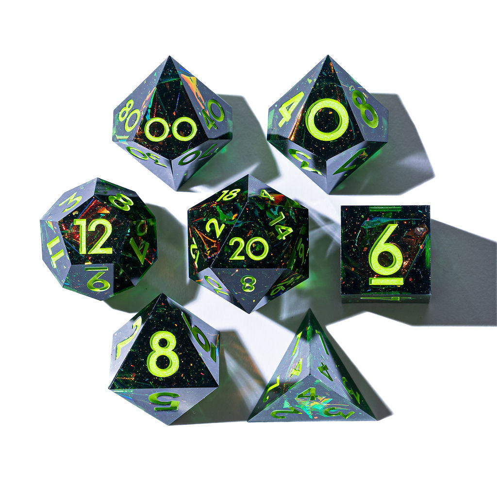 Labyrinth 7-Piece Polyhedral Dice Set