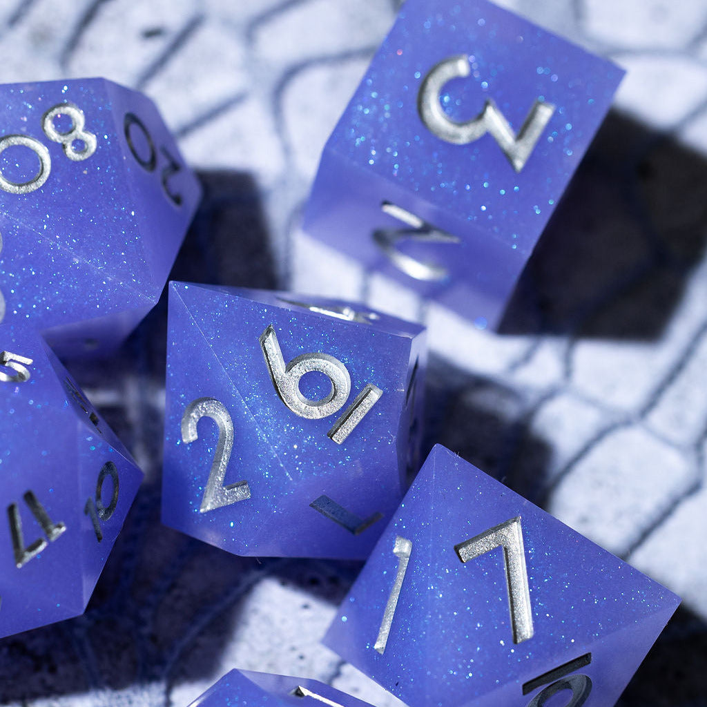 Celestia 7-Piece Polyhedral Dice Set - Dispel Dice - Premium DnD Dice & Accessories # #