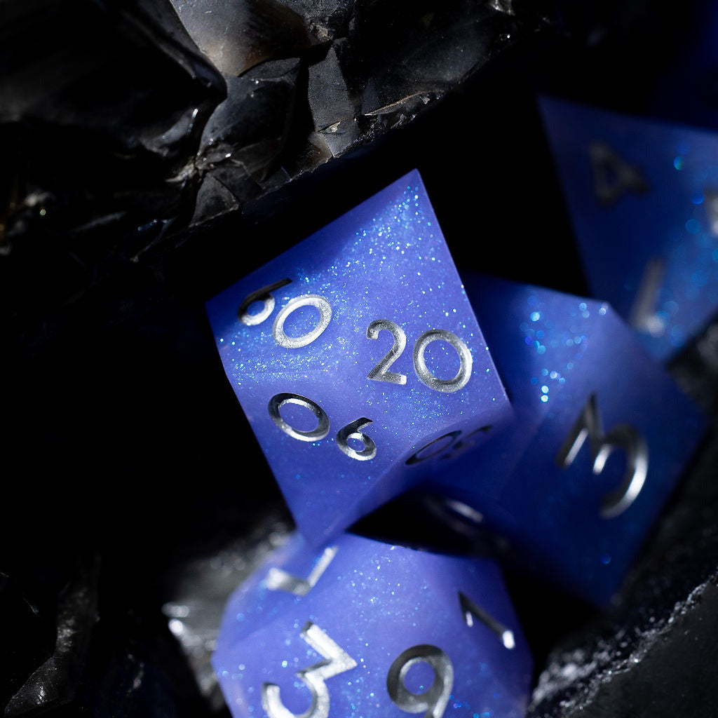 Celestia 7-Piece Polyhedral Dice Set - Dispel Dice - Premium DnD Dice & Accessories # #