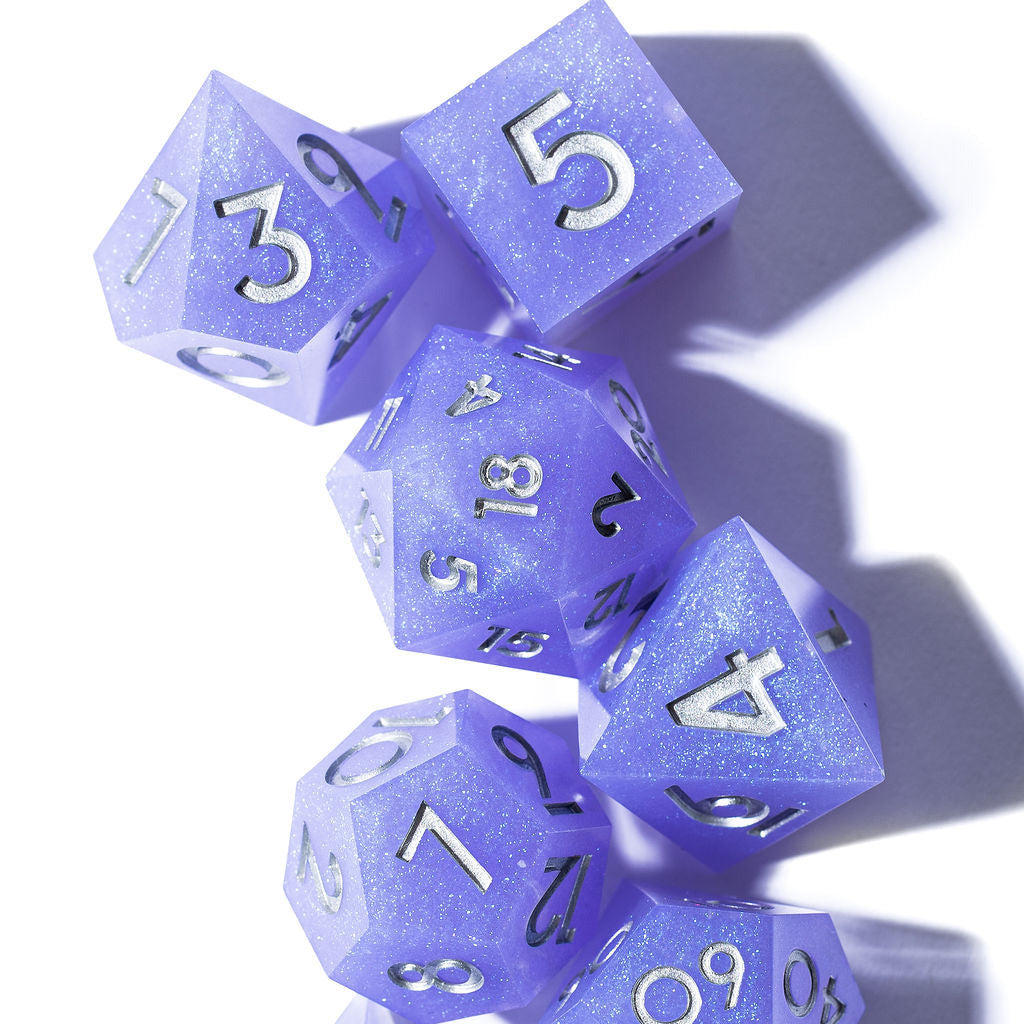Celestia 7-Piece Polyhedral Dice Set - Dispel Dice - Premium DnD Dice & Accessories # #
