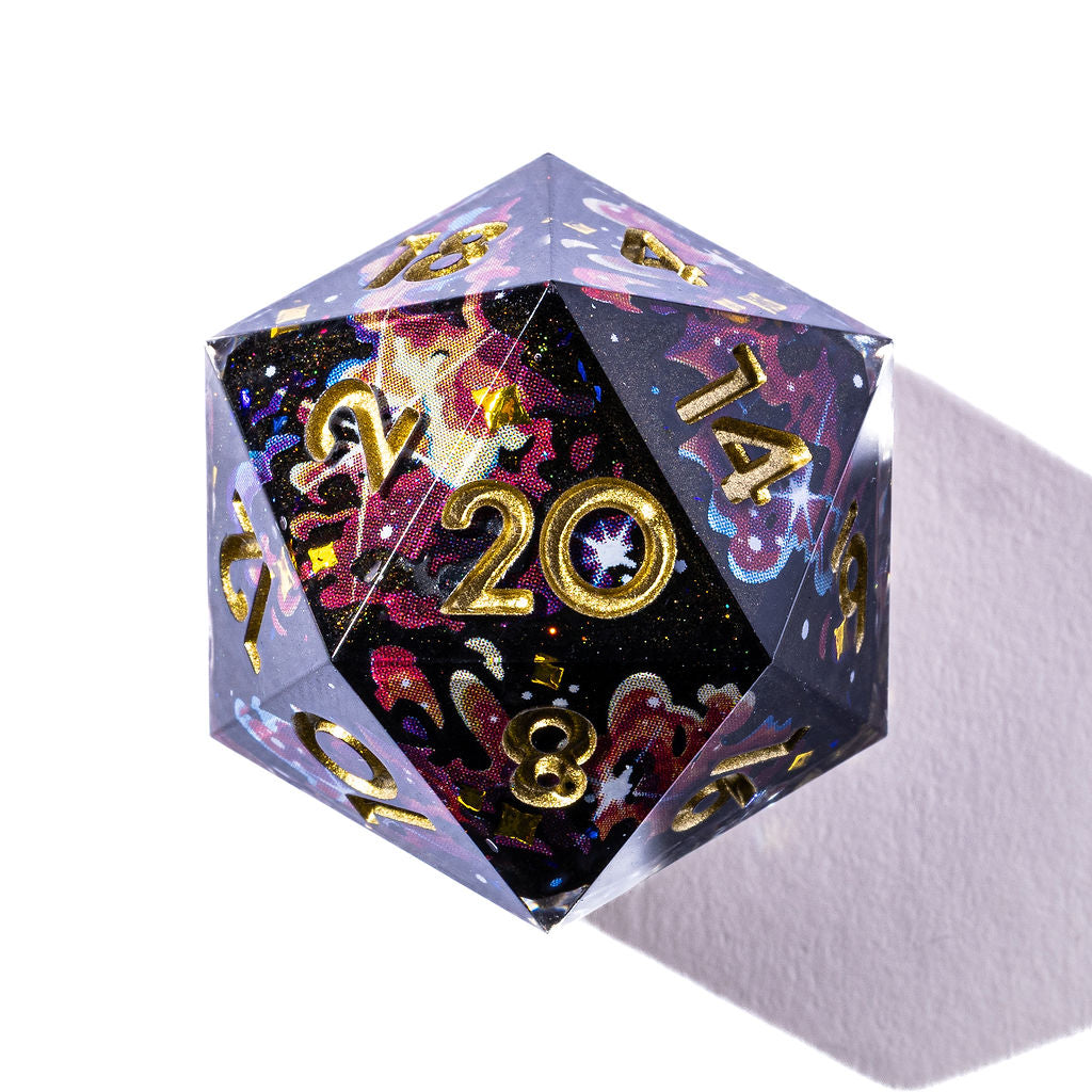 Cosmic Storm 7-Piece Iconic Dice Set