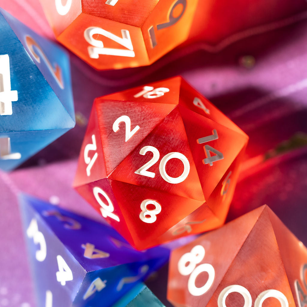 Expedition 13 7-Piece Matte Palette Dice Set - Dispel Dice - Premium DnD Dice & Accessories # #
