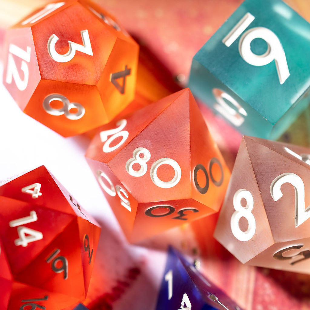 Expedition 13 7-Piece Matte Palette Dice Set - Dispel Dice - Premium DnD Dice & Accessories # #