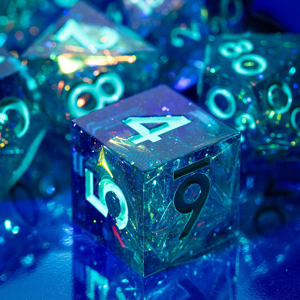 Apogee 7-Piece Classic Dice Set - Dispel Dice - Premium DnD Dice & Accessories # #