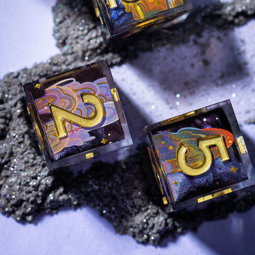 Pillars of Creation 4-Piece Iconic D6 Set - Dispel Dice - Premium DnD Dice & Accessories # #