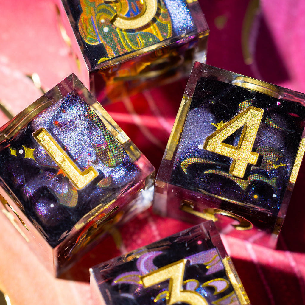Pillars of Creation 4-Piece Iconic D6 Set - Dispel Dice - Premium DnD Dice & Accessories # #