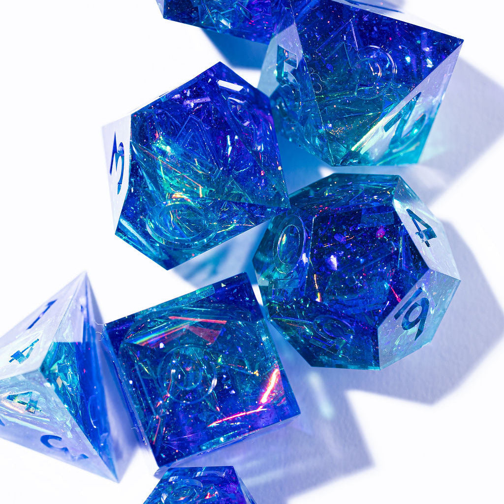 Apogee 7-Piece Classic Dice Set - Dispel Dice - Premium DnD Dice & Accessories # #