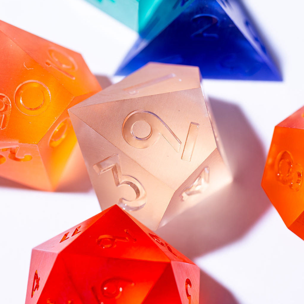 Expedition 13 7-Piece Matte Palette Dice Set - Dispel Dice - Premium DnD Dice & Accessories # #