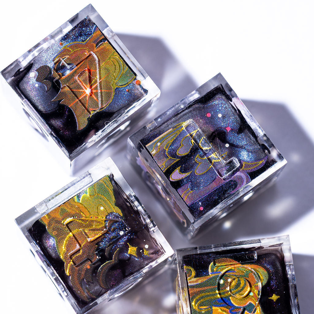 Pillars of Creation 4-Piece Iconic D6 Set - Dispel Dice - Premium DnD Dice & Accessories # #