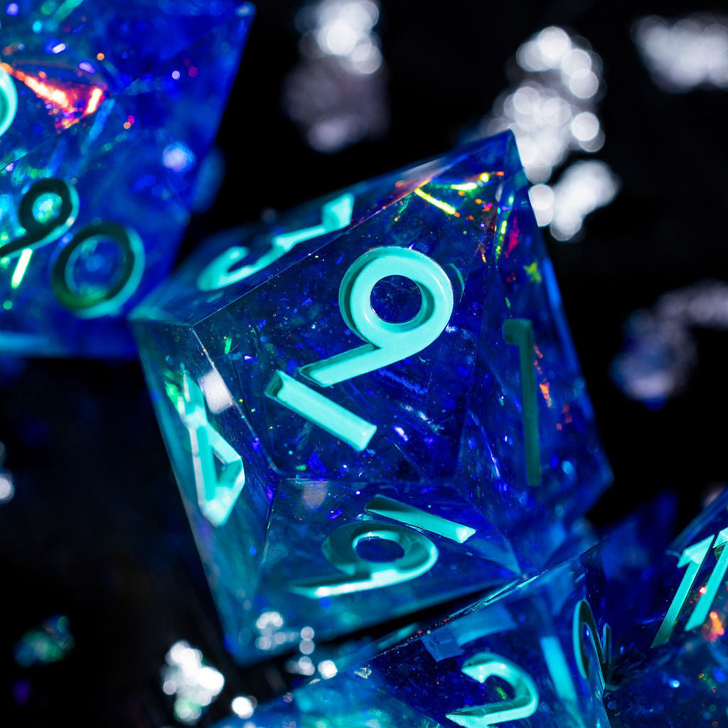 Apogee 7-Piece Classic Dice Set - Dispel Dice - Premium DnD Dice & Accessories # #