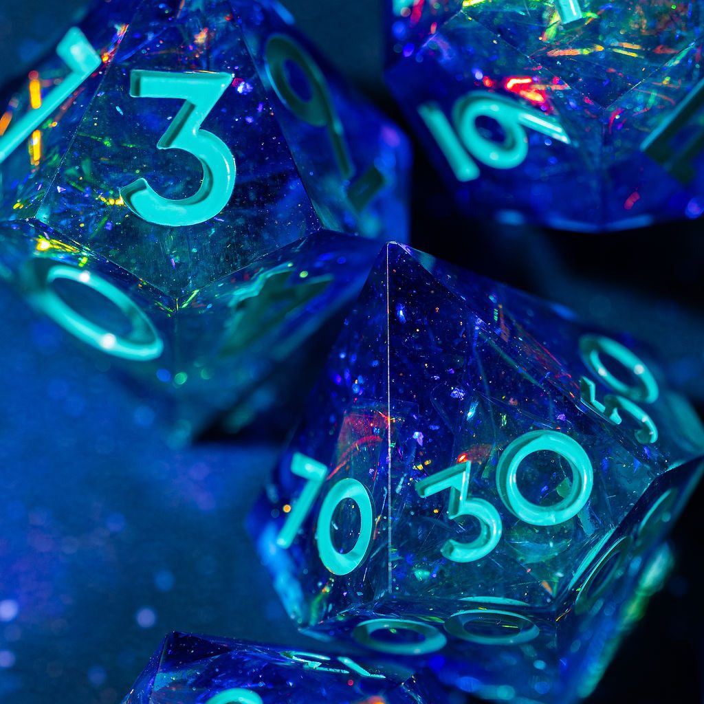 Apogee 7-Piece Classic Dice Set - Dispel Dice - Premium DnD Dice & Accessories # #