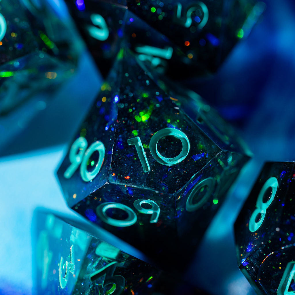 Pulsar 7-Piece Classic Dice Set - Dispel Dice - Premium DnD Dice & Accessories # #