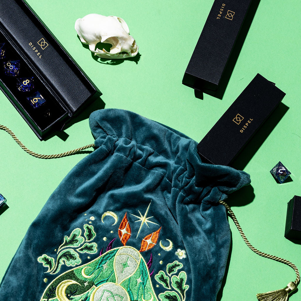 Luna Moth Lucky Bag - Dispel Dice - Premium DnD Dice & Accessories # #