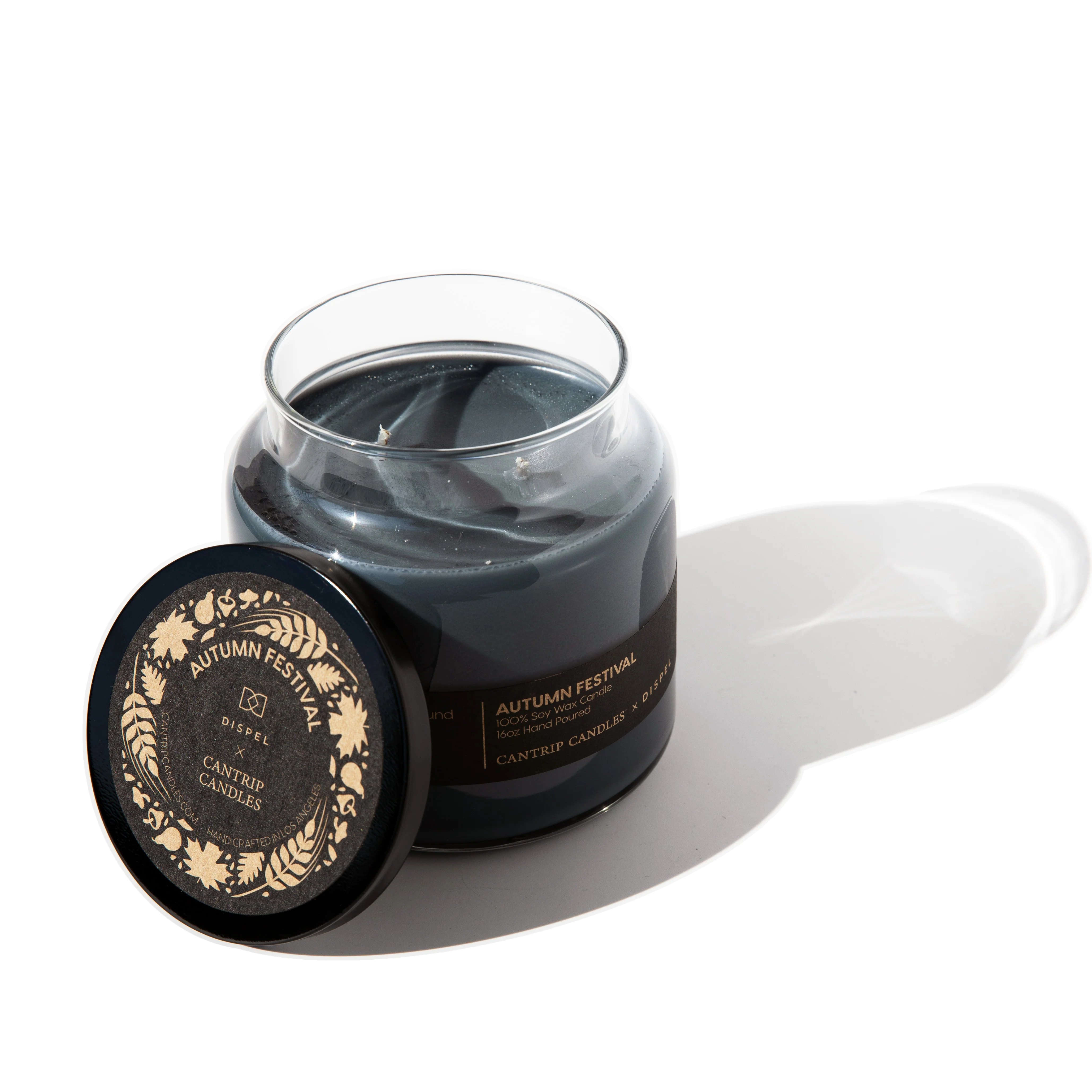 Cantrip Candles Autumn Festival Dark Soy Candle (16 oz.) - Dispel Dice - Premium DnD Dice & Accessories # #