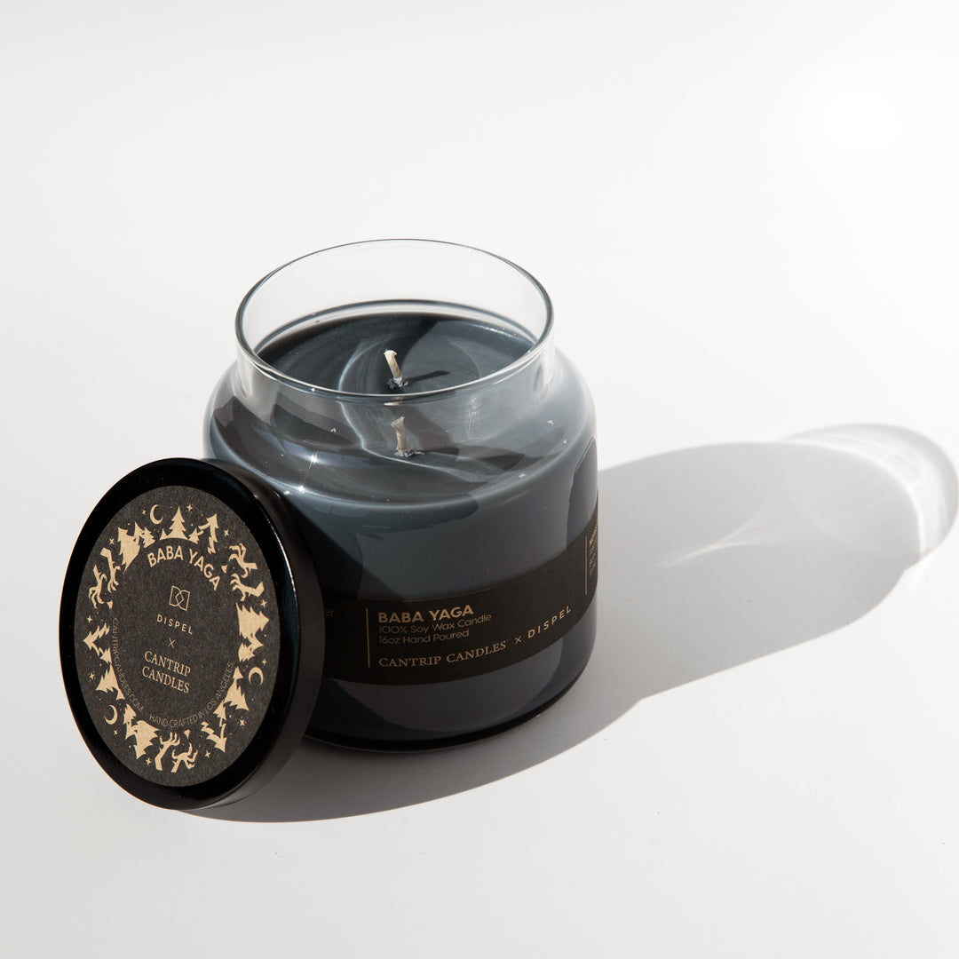 Cantrip Candles Baba Yaga Dark Soy Candle (16 oz.) - Dispel Dice - Premium DnD Dice & Accessories