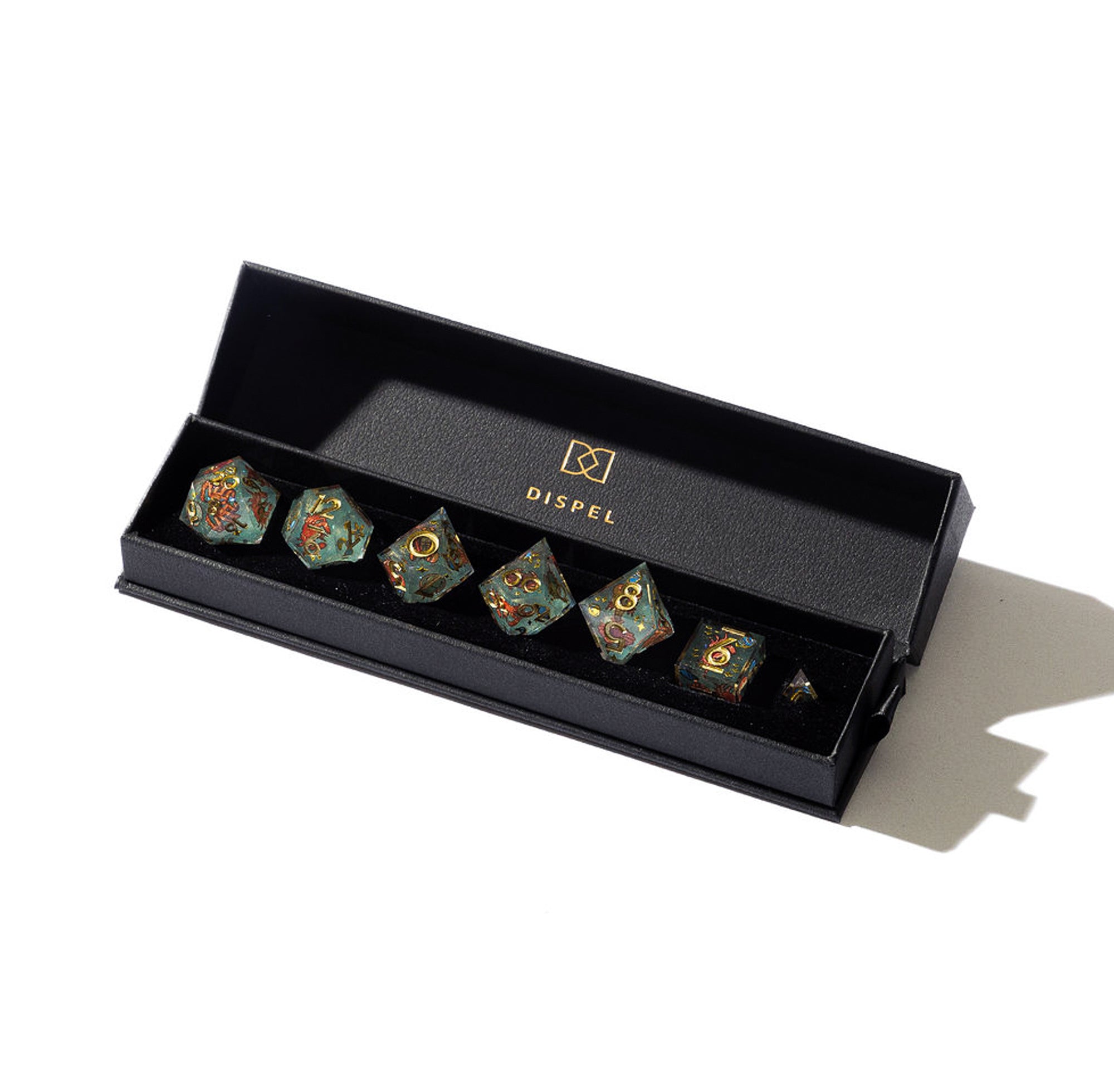 Crabs 7-Piece Iconic Dice Set - Dispel Dice - Premium DnD Dice & Accessories # #