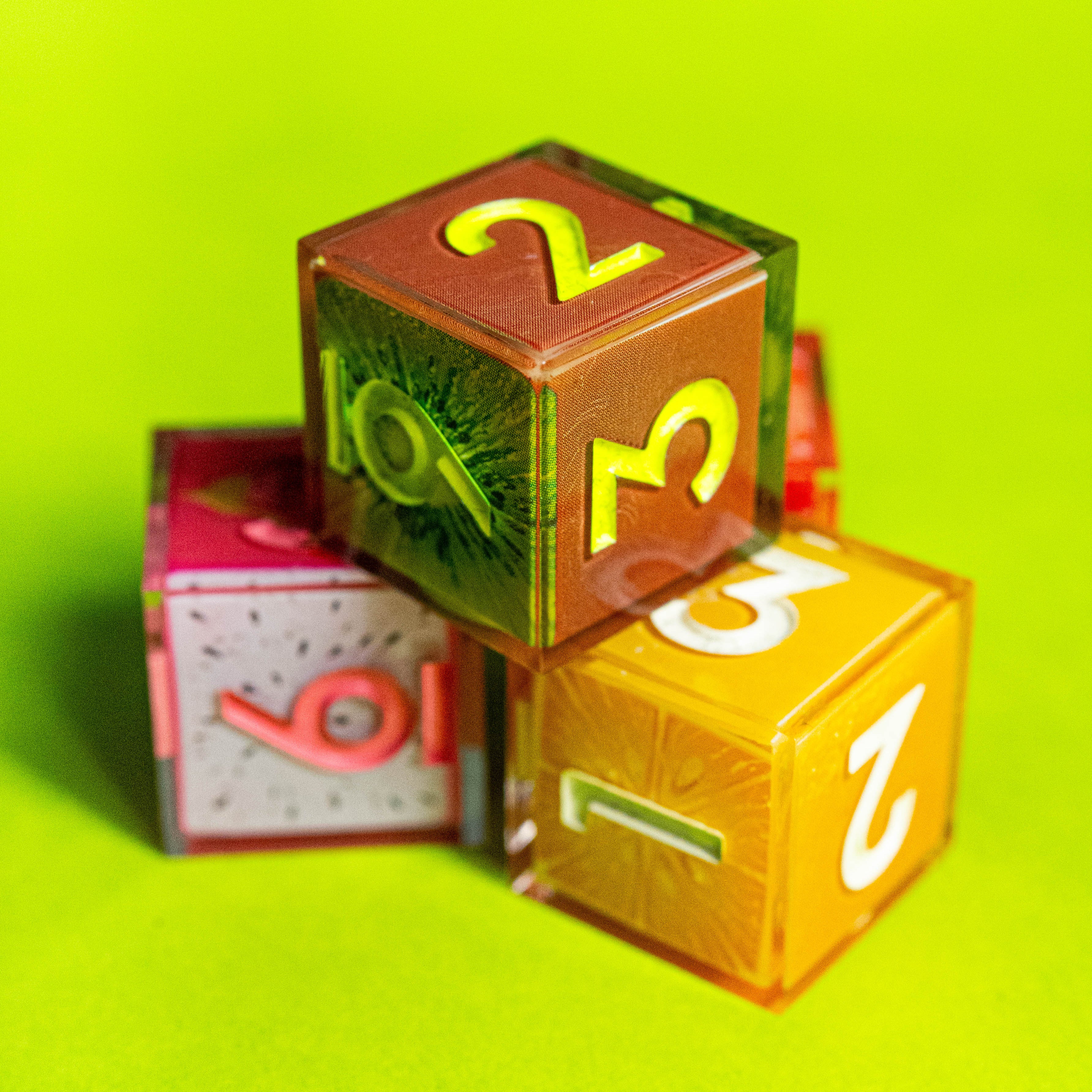 Fruit Slice 4-Piece Iconic D6 Set - Dispel Dice - Premium DnD Dice & Accessories # #