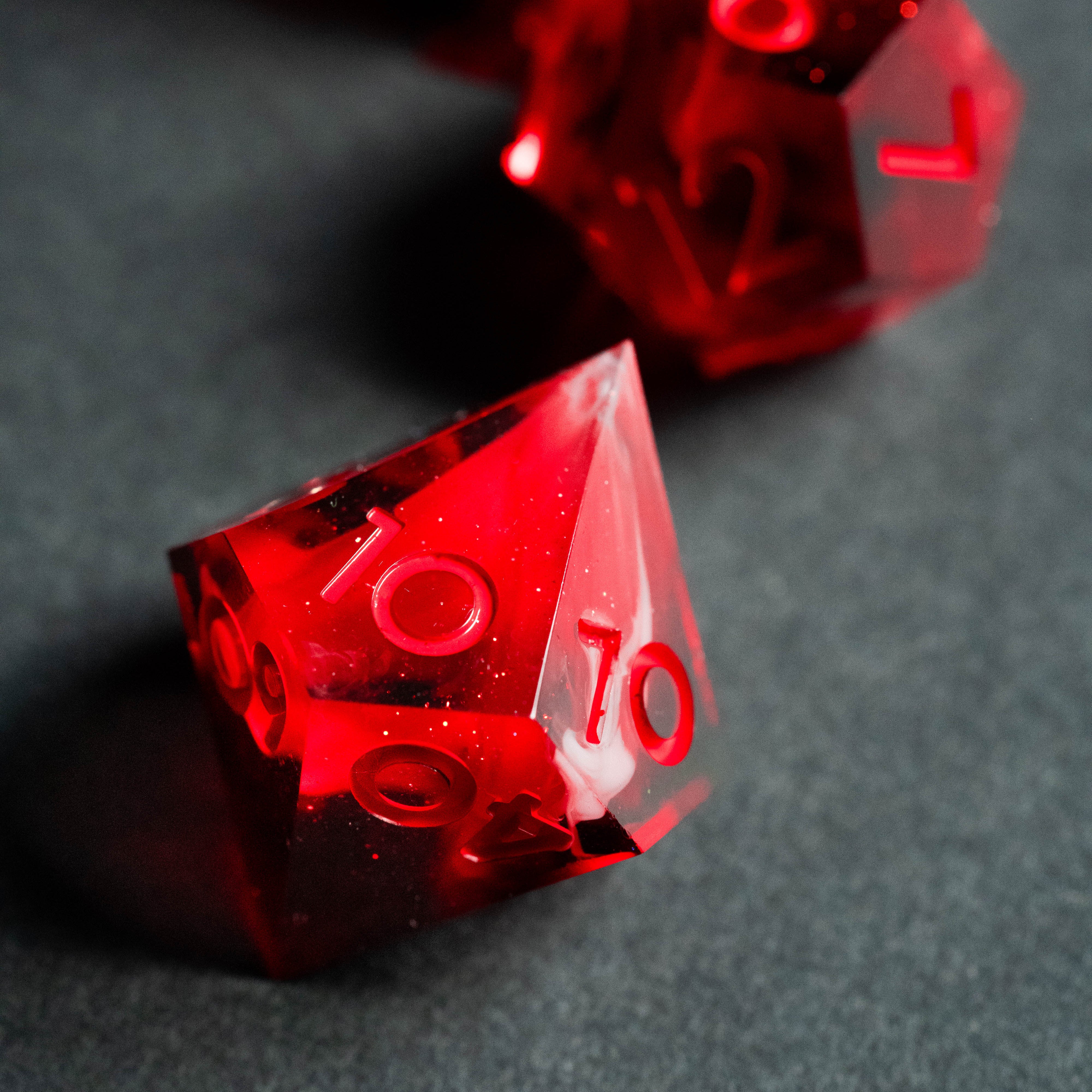 Deimos 7-Piece Polyhedral Dice Set - Dispel Dice - Premium DnD Dice & Accessories # #