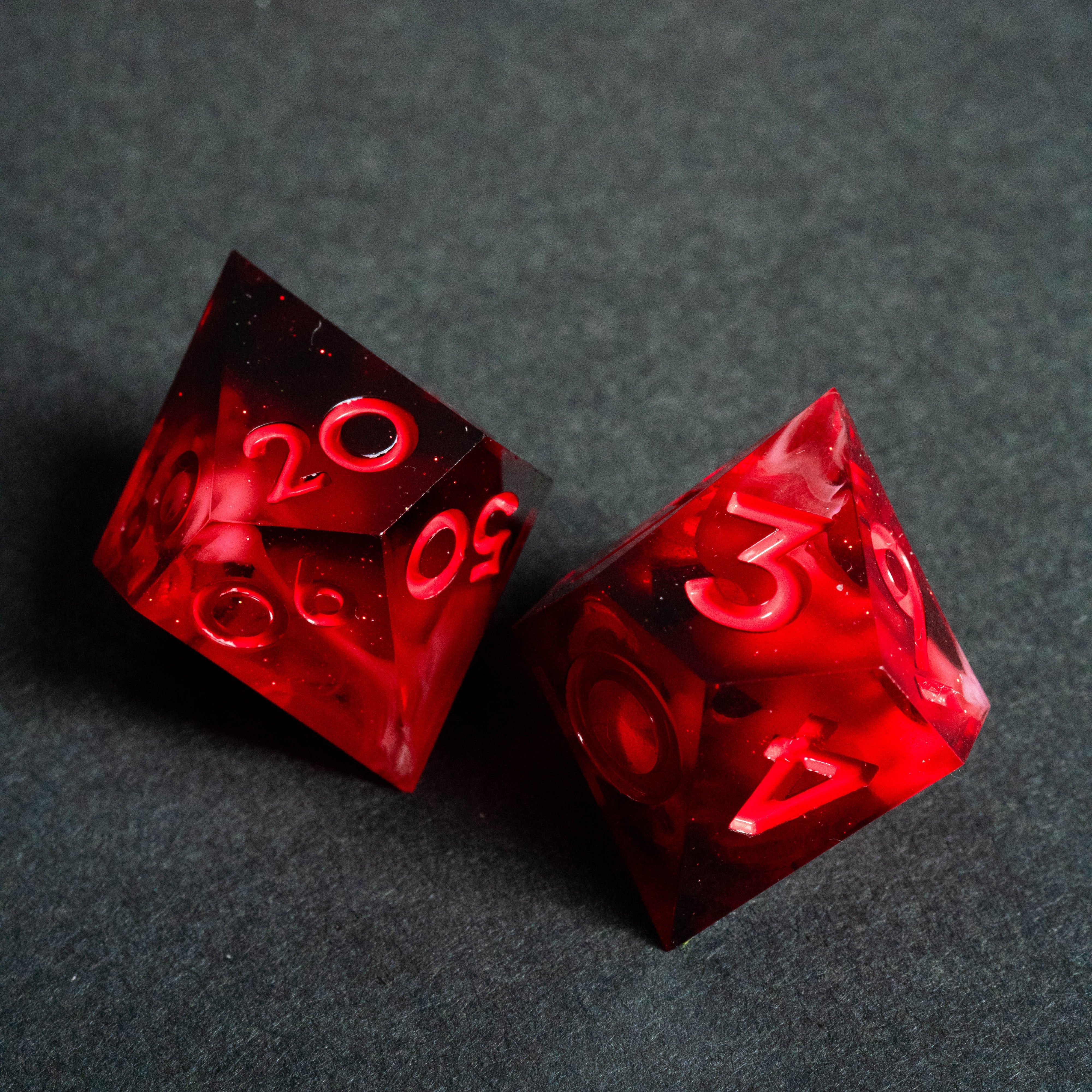Deimos 7-Piece Polyhedral Dice Set - Dispel Dice - Premium DnD Dice & Accessories # #