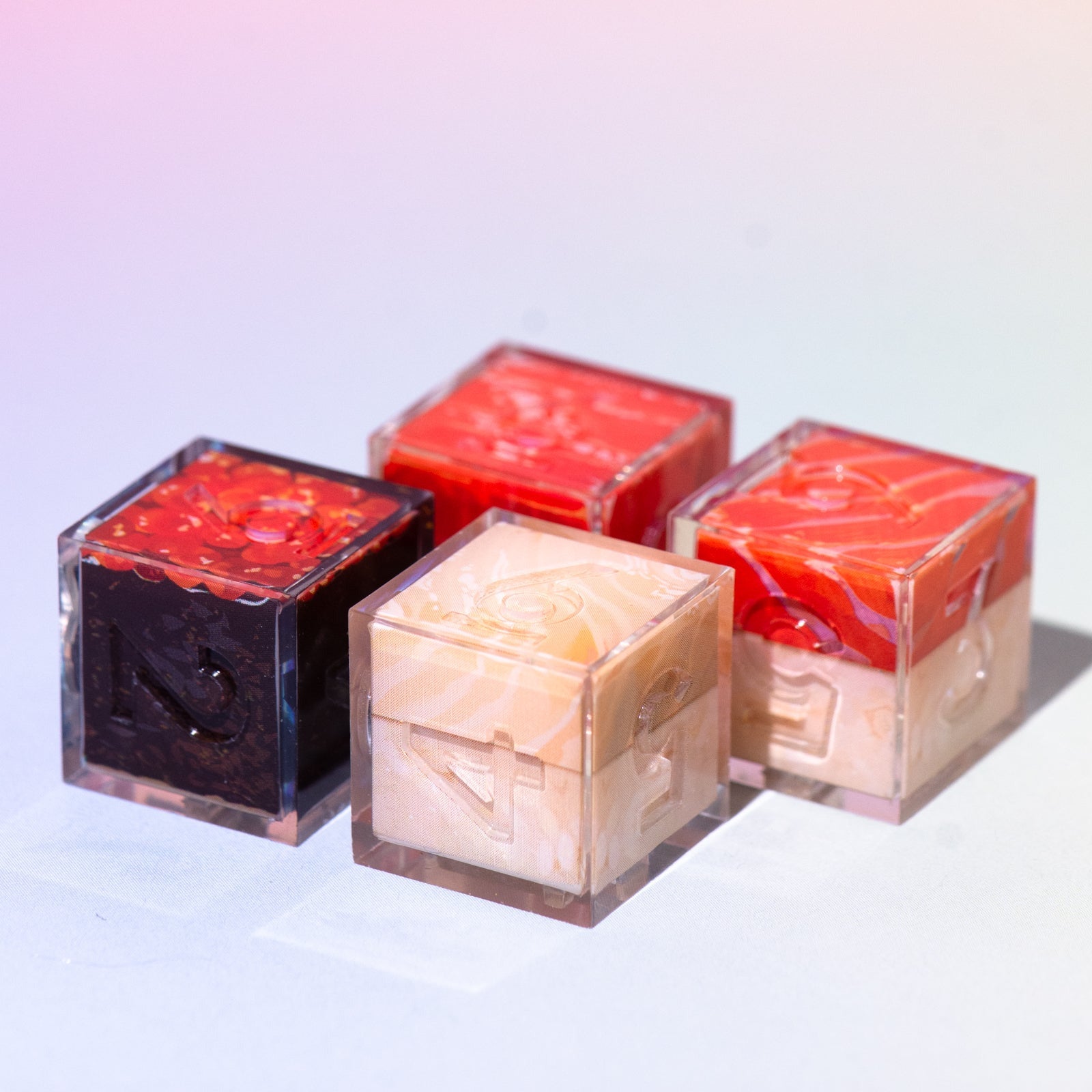 Sushi 4-Piece Iconic D6 Dice Set - Dispel Dice - Premium DnD Dice & Accessories # #