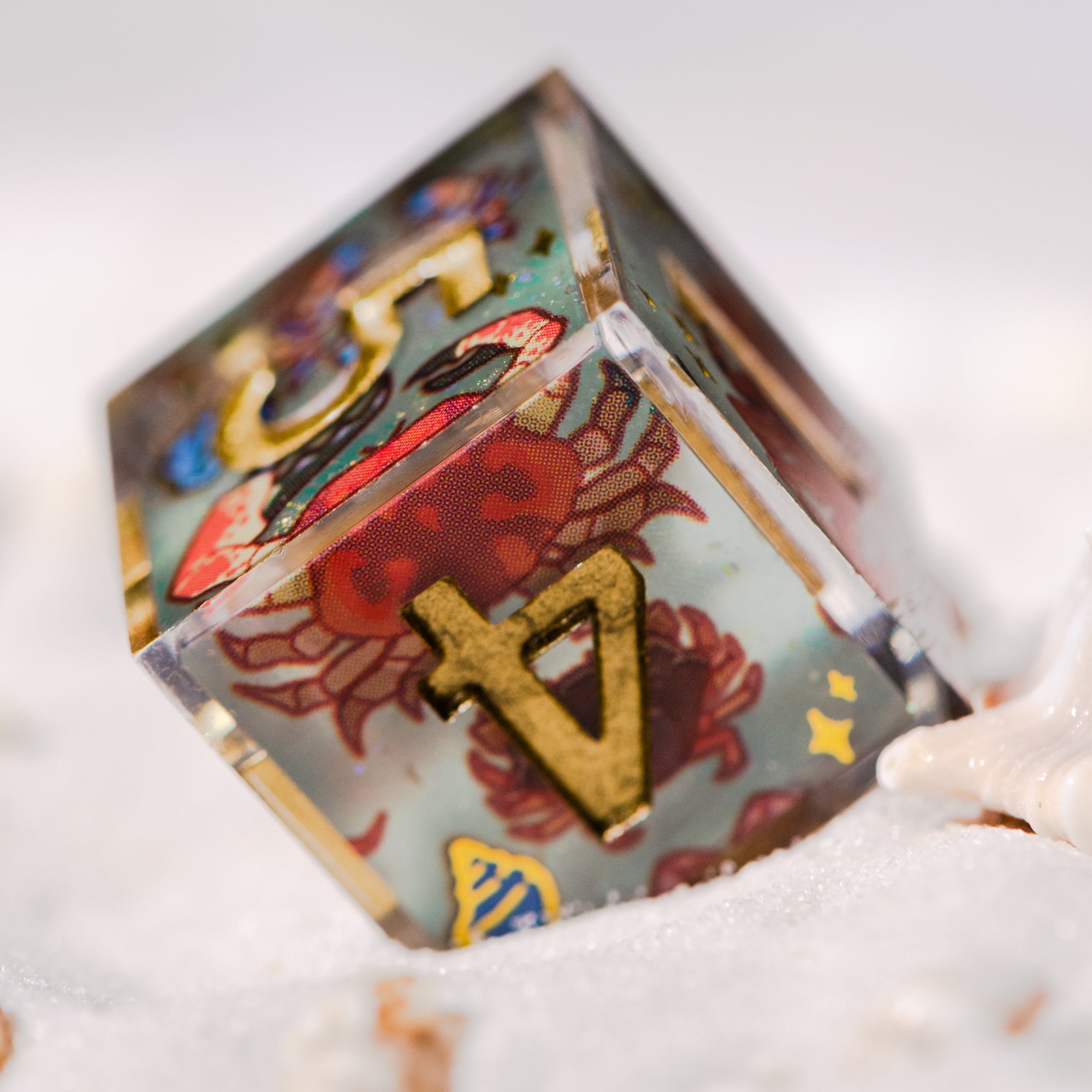 Crabs 7-Piece Iconic Dice Set - Dispel Dice - Premium DnD Dice & Accessories # #