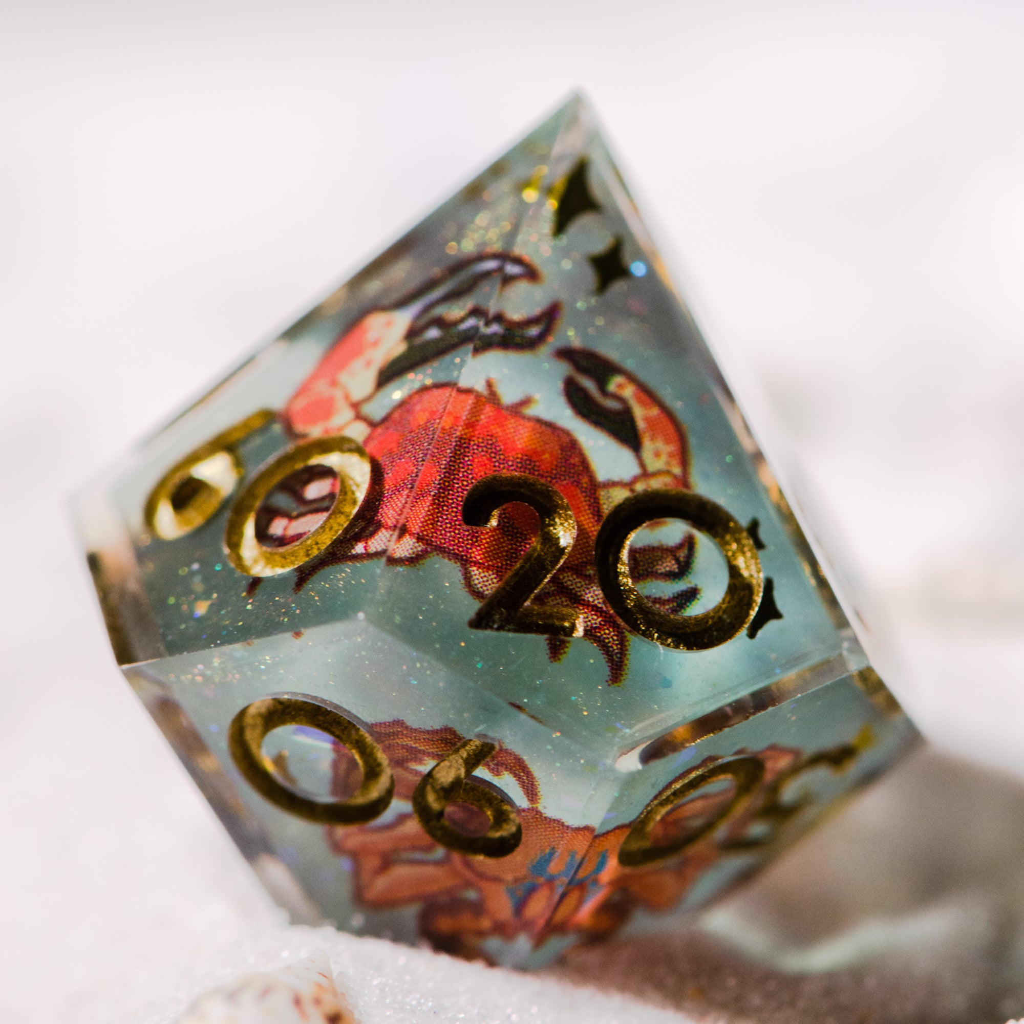 Crabs 7-Piece Iconic Dice Set - Dispel Dice - Premium DnD Dice & Accessories # #
