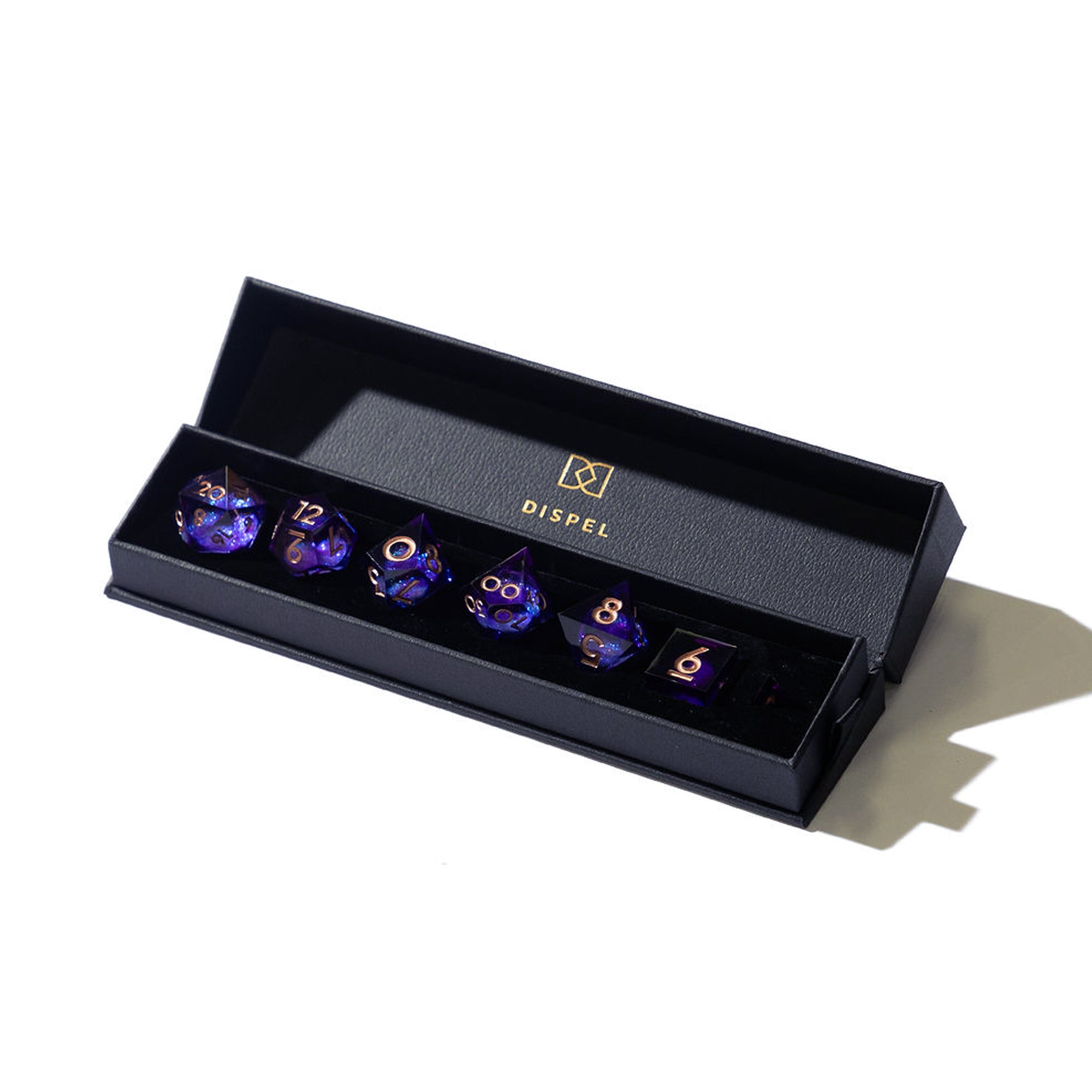 The Dark Veil 7-Piece Liquid Core Dice Set - Dispel Dice - Premium DnD Dice & Accessories # #