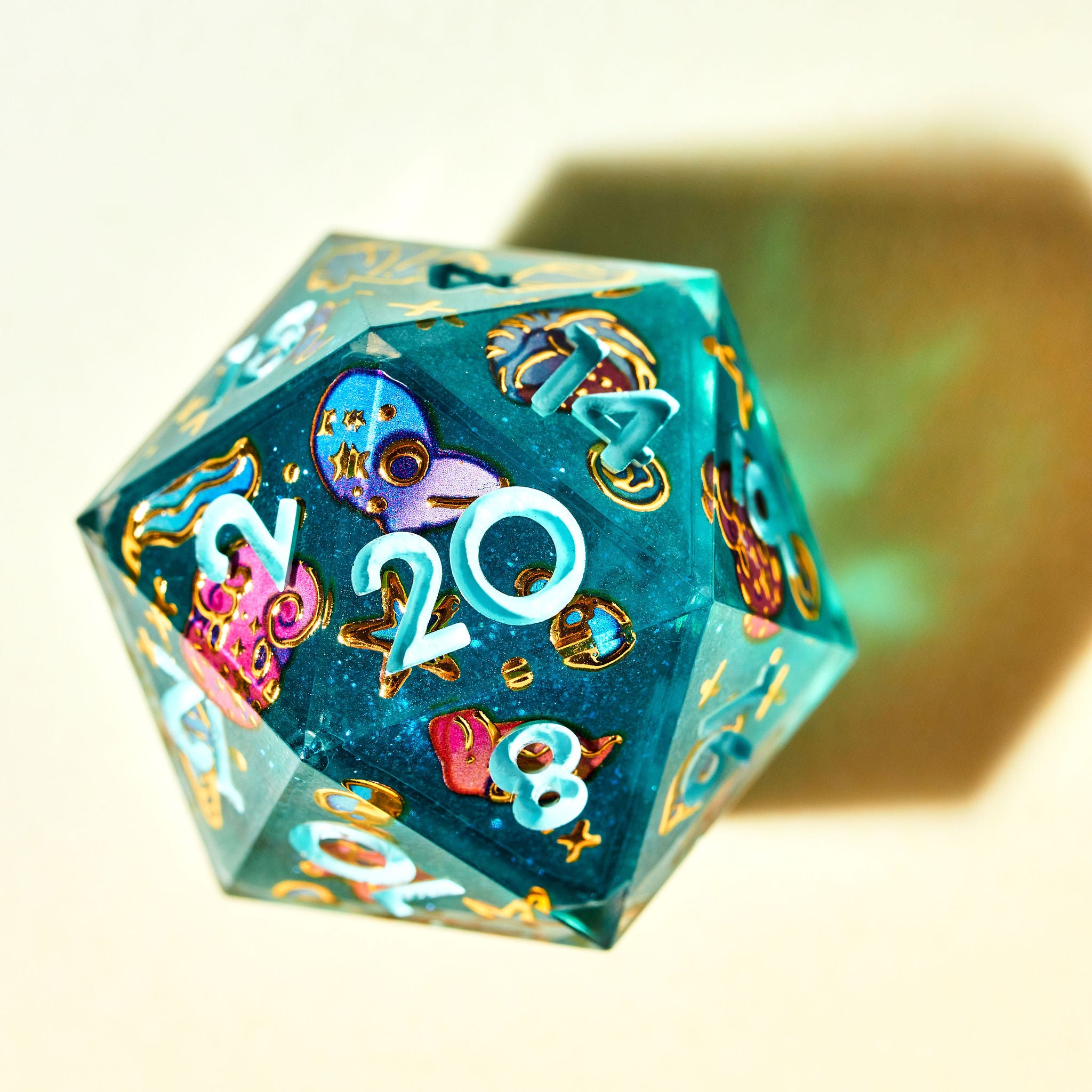 Cephalopods 7-Piece Iconic Dice Set - Dispel Dice - Premium DnD Dice & Accessories # #