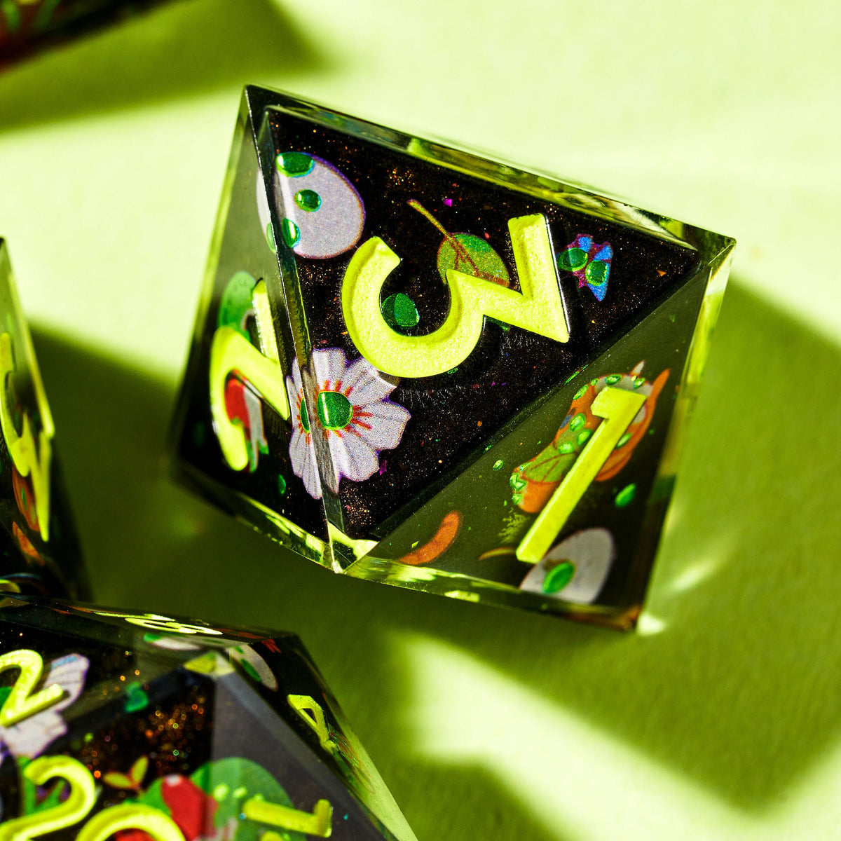 Lazy Lizards 7-Piece Iconic Dice Set - Dispel Dice - Premium DnD Dice & Accessories # #