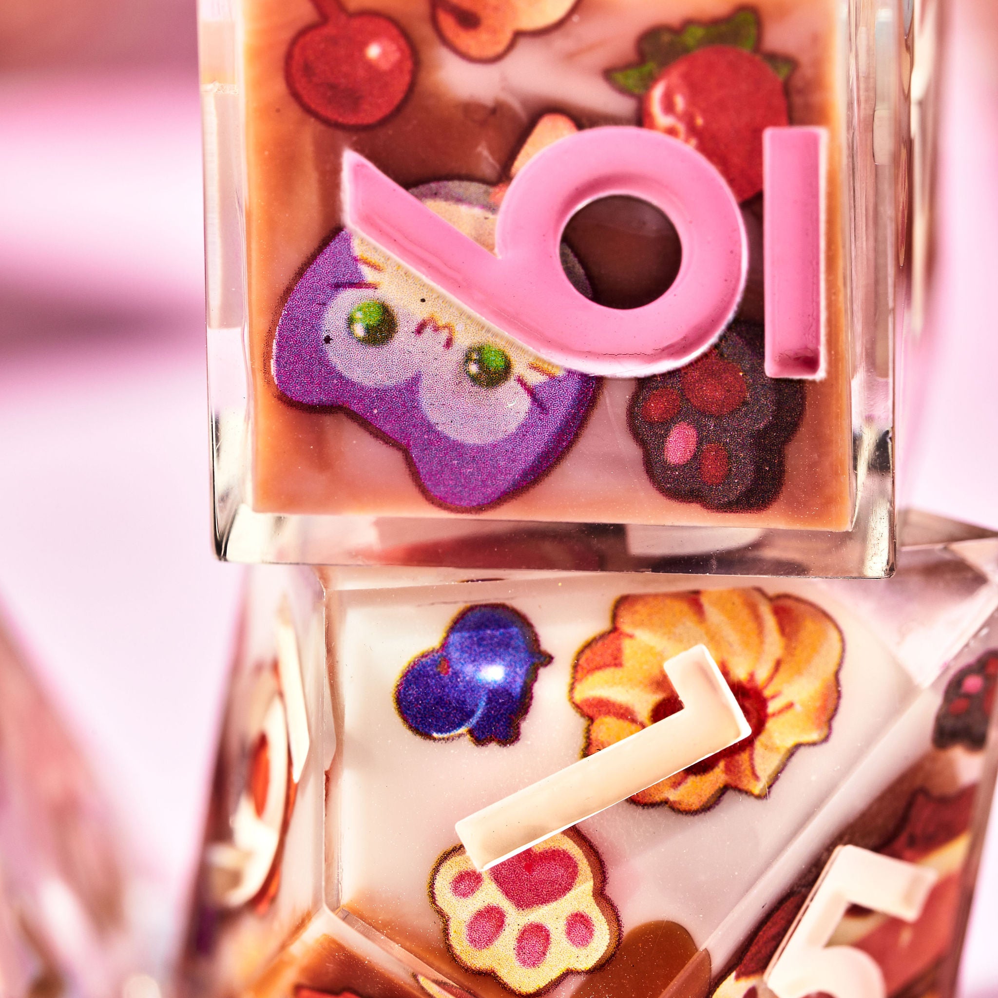 Cat Café 7-Piece Iconic Dice Set - Dispel Dice - Premium DnD Dice & Accessories # #