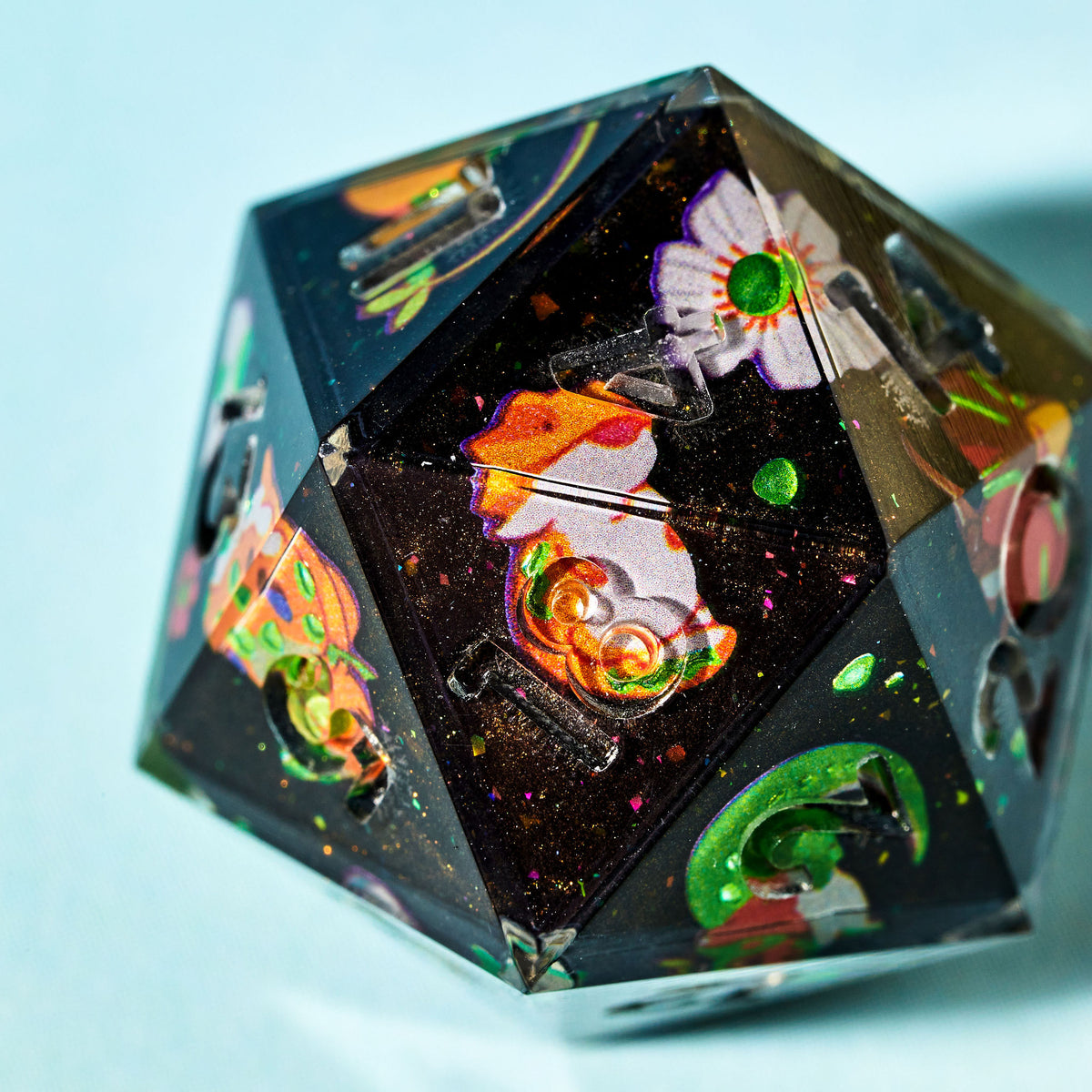 Lazy Lizards 7-Piece Iconic Dice Set - Dispel Dice - Premium DnD Dice & Accessories # #