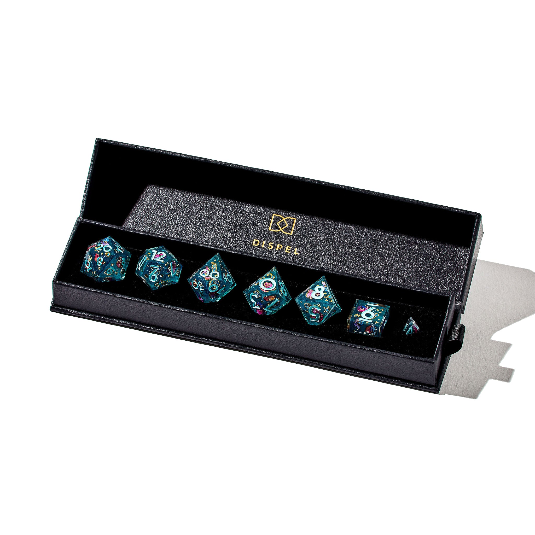 Cephalopods 7-Piece Iconic Dice Set - Dispel Dice - Premium DnD Dice & Accessories # #