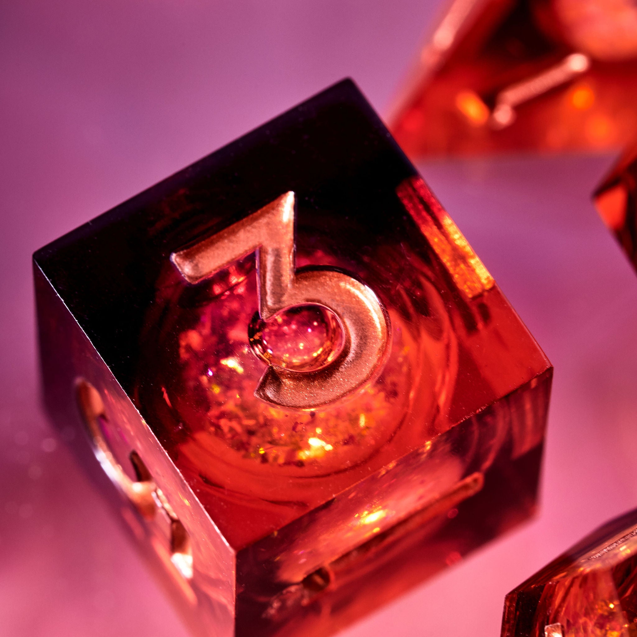 Corpse Flower 7-Piece Liquid Core Set - Dispel Dice - Premium DnD Dice & Accessories # #