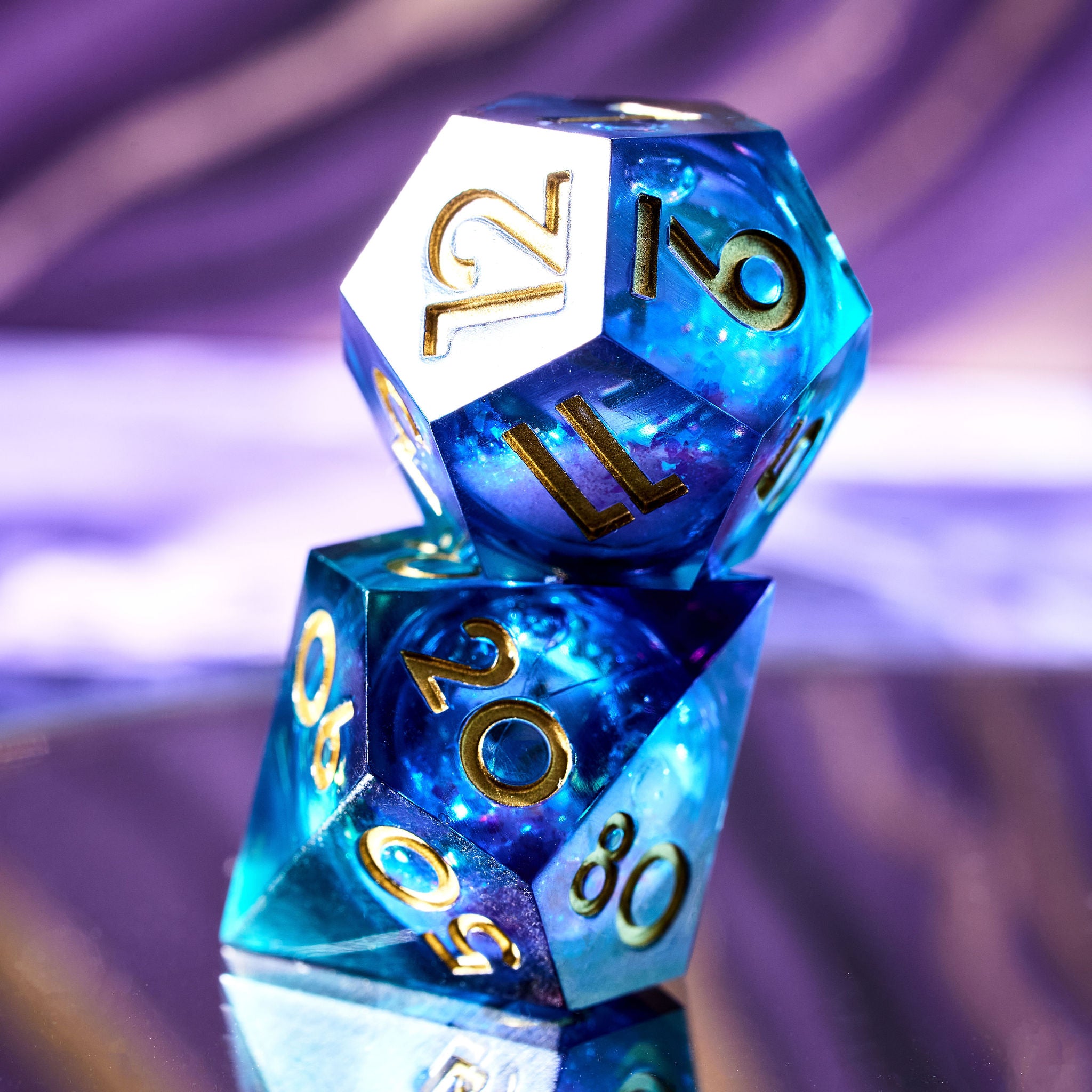 Tears of the Witch 7-Piece Liquid Core Dice Set - Dispel Dice - Premium DnD Dice & Accessories # #