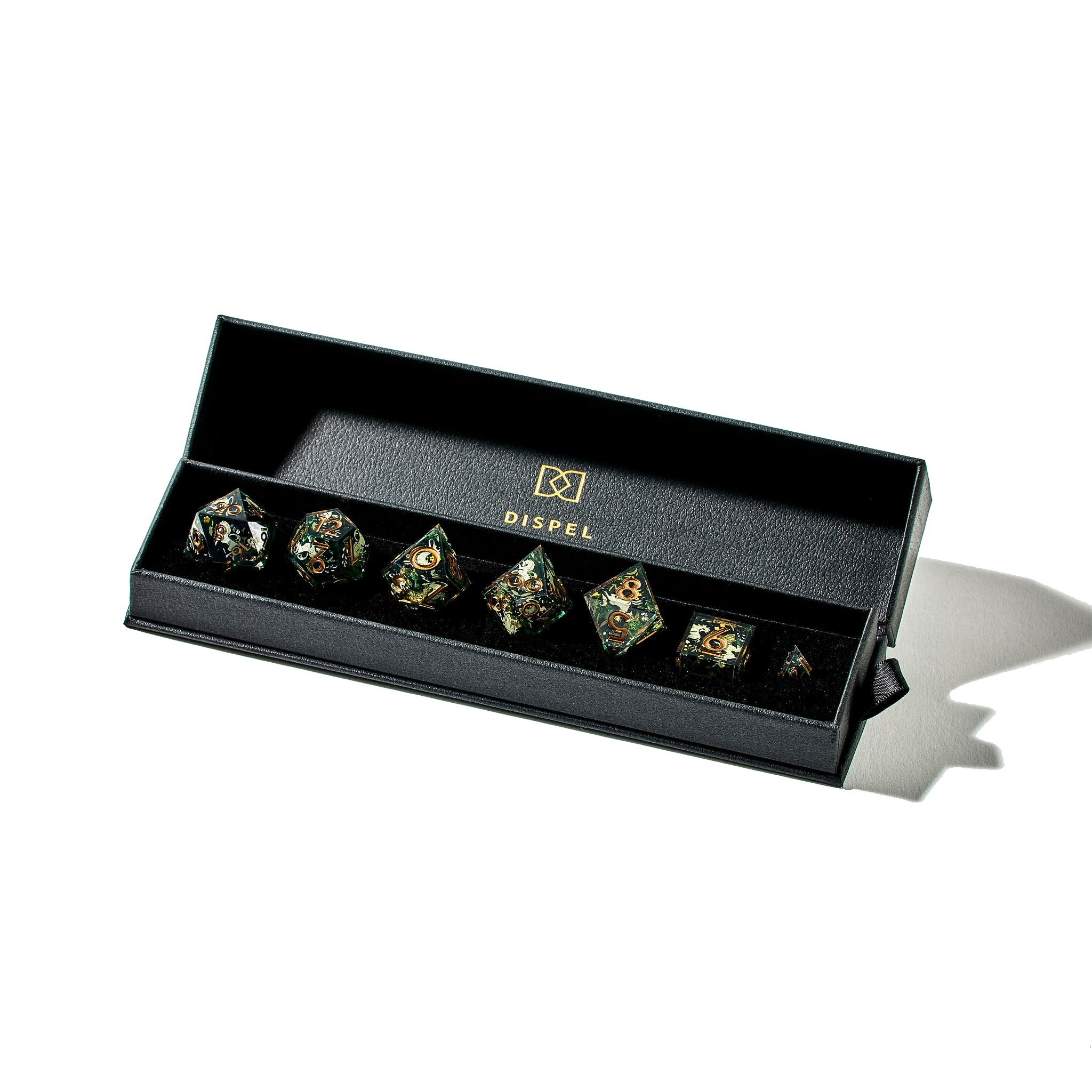 Hunt of the Unicorn 7-Piece Iconic Dice Set - Dispel Dice - Premium DnD Dice & Accessories # #