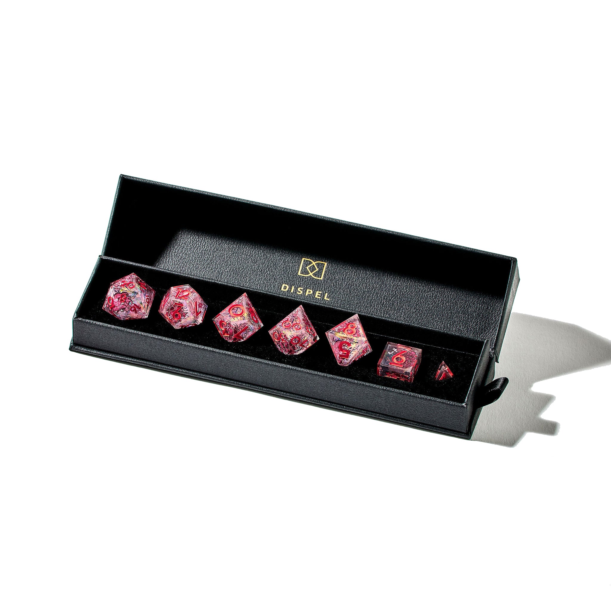 Heartbloom 7-Piece Iconic Dice Set - Dispel Dice - Premium DnD Dice & Accessories # #