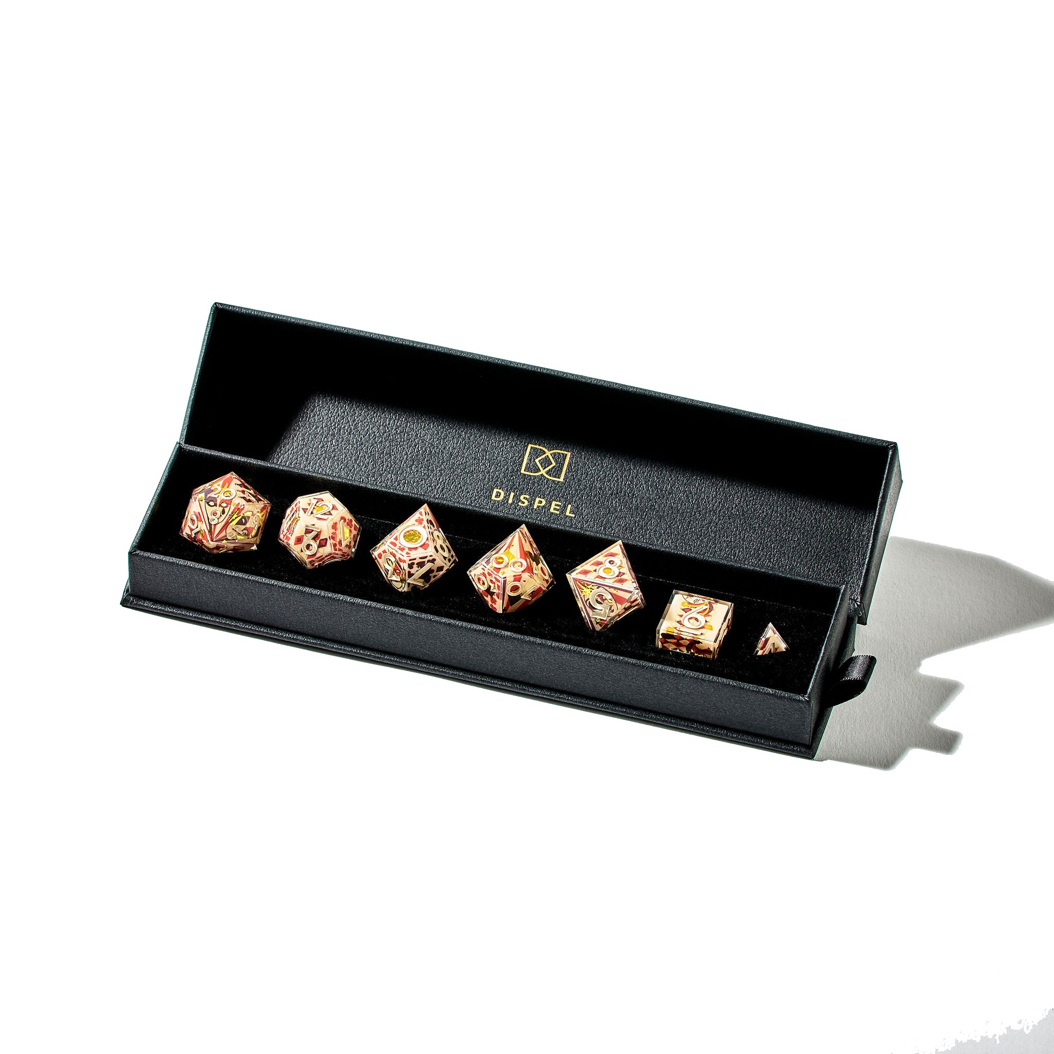 Harlequin 7-Piece Iconic Dice Set - Dispel Dice - Premium DnD Dice & Accessories # #