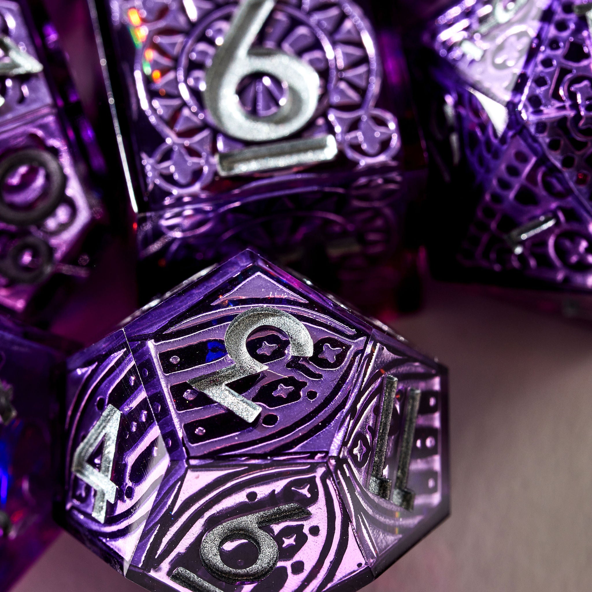 Daughter of Darkness 7-Piece Iconic Set - Dispel Dice - Premium DnD Dice & Accessories # #